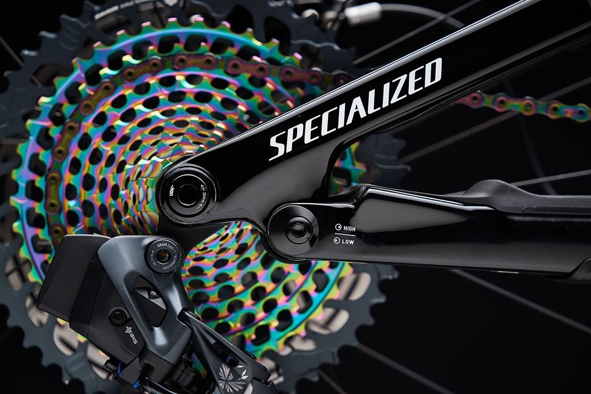 Das Bild zeigt ein Specialized Kenevo SL mit Flip Chip