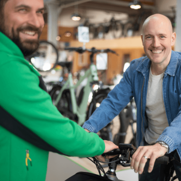 Beratung beim e-Bike Kauf, Oli.P und Ralf