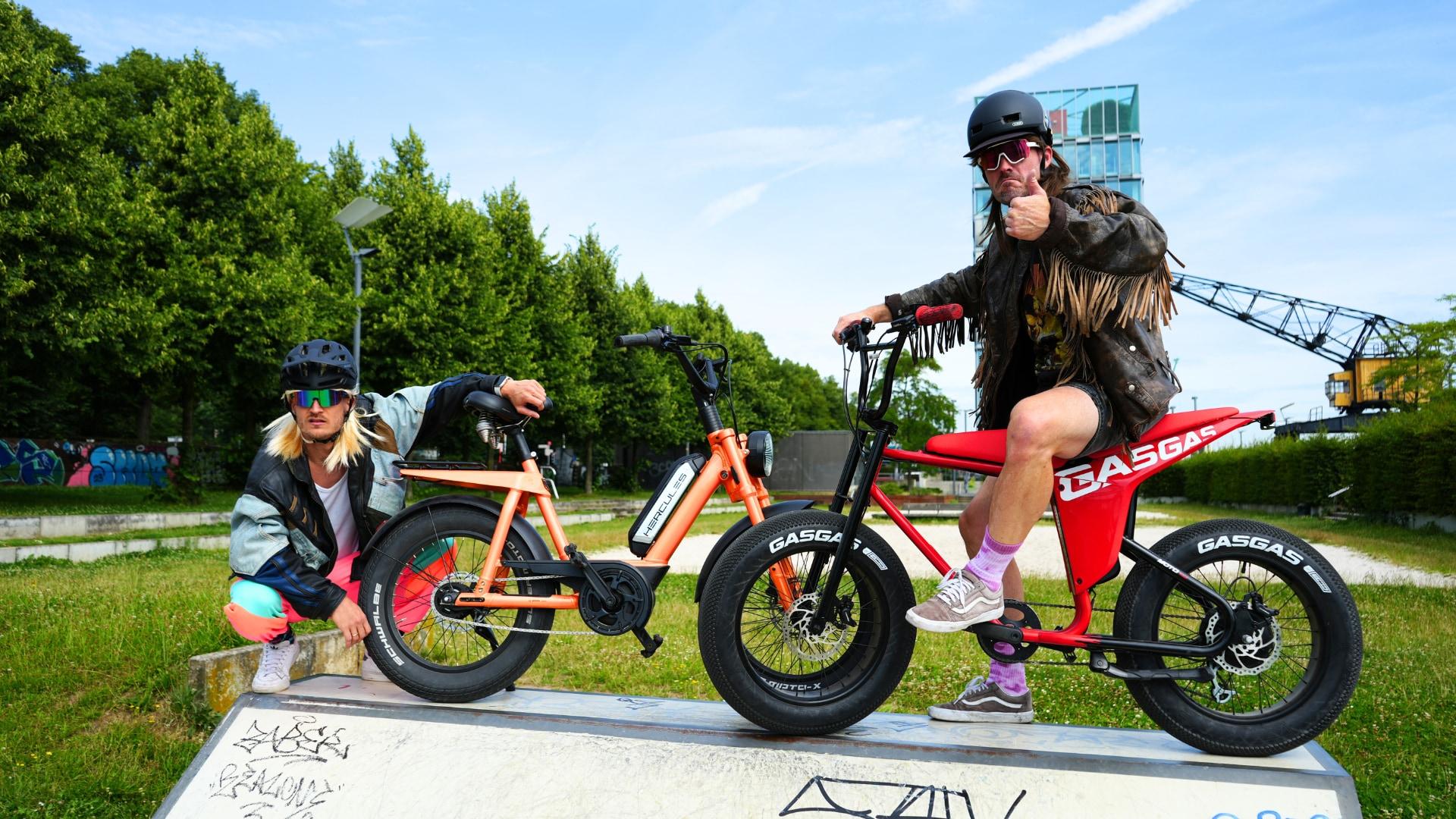 Entdecken Sie die trendigen E-Bikes von Hercules und GasGas. Perfekt für urbane Abenteuer mit Stil und Leistung.