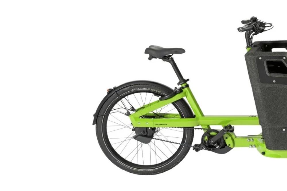 Das Bild zeigt den hinteren Teil eines Velo de Ville FR8