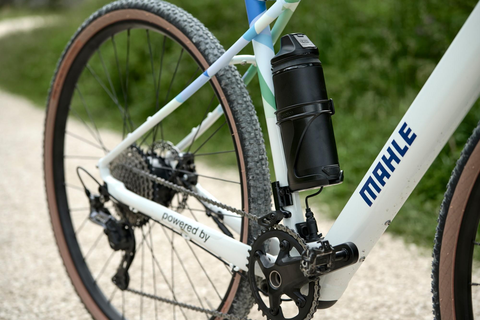 Weißes e-Bike mit Mahle System