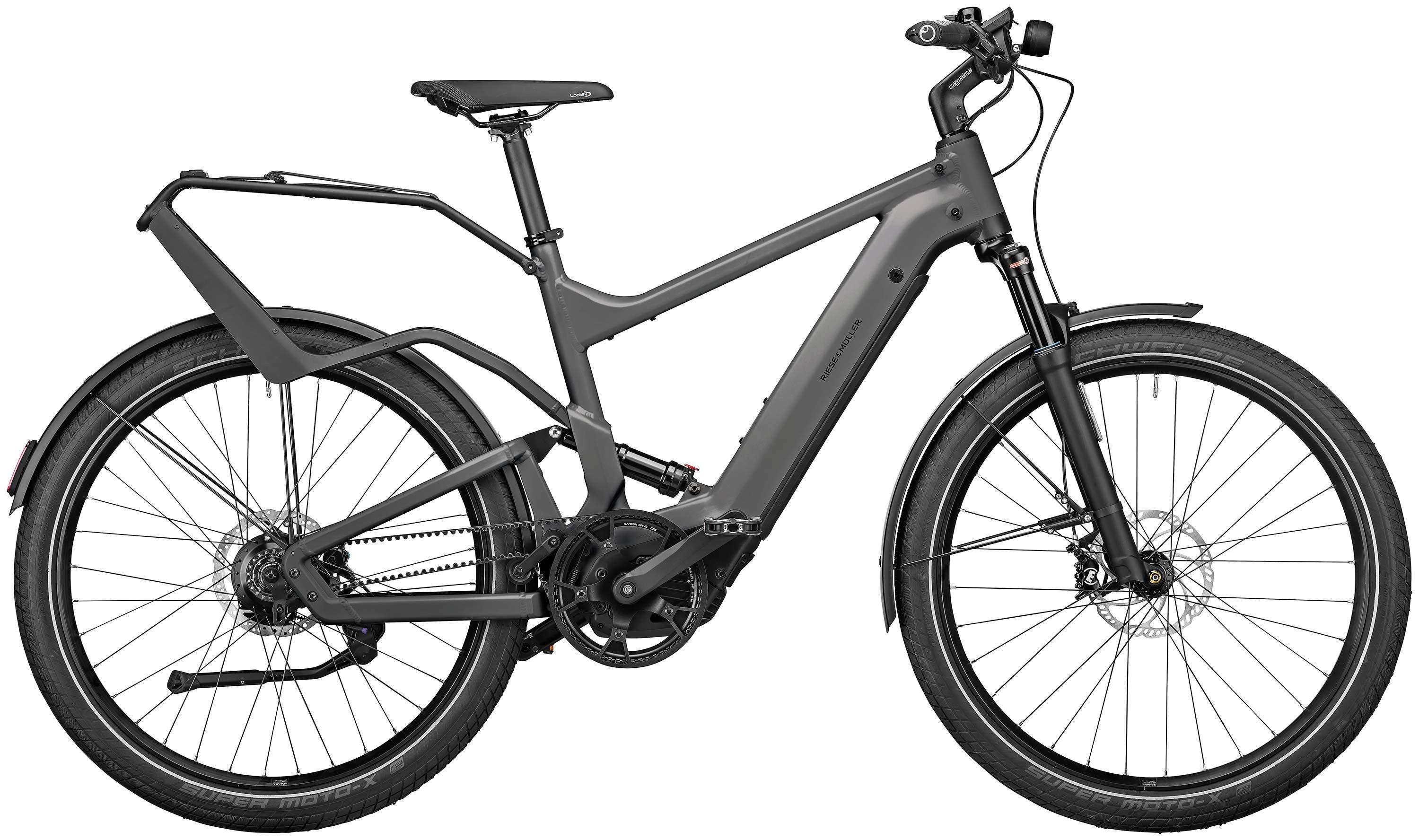 Riese & Müller Delite GT rohloff Schwarz/Anthrazit/Grau