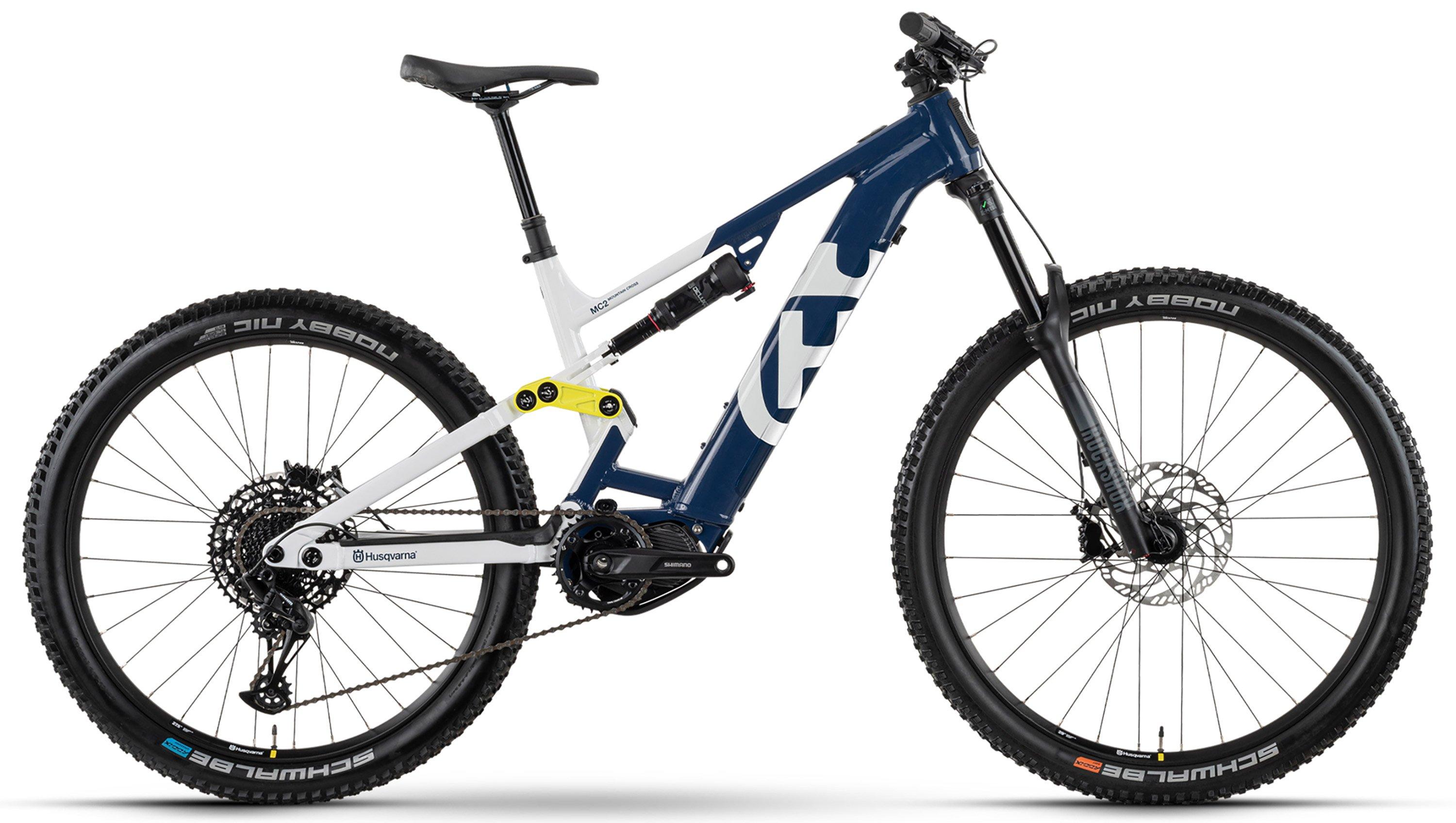 Husqvarna Mountain Cross MC2 Weiß/Grau/Blau/Gelb – Image 1