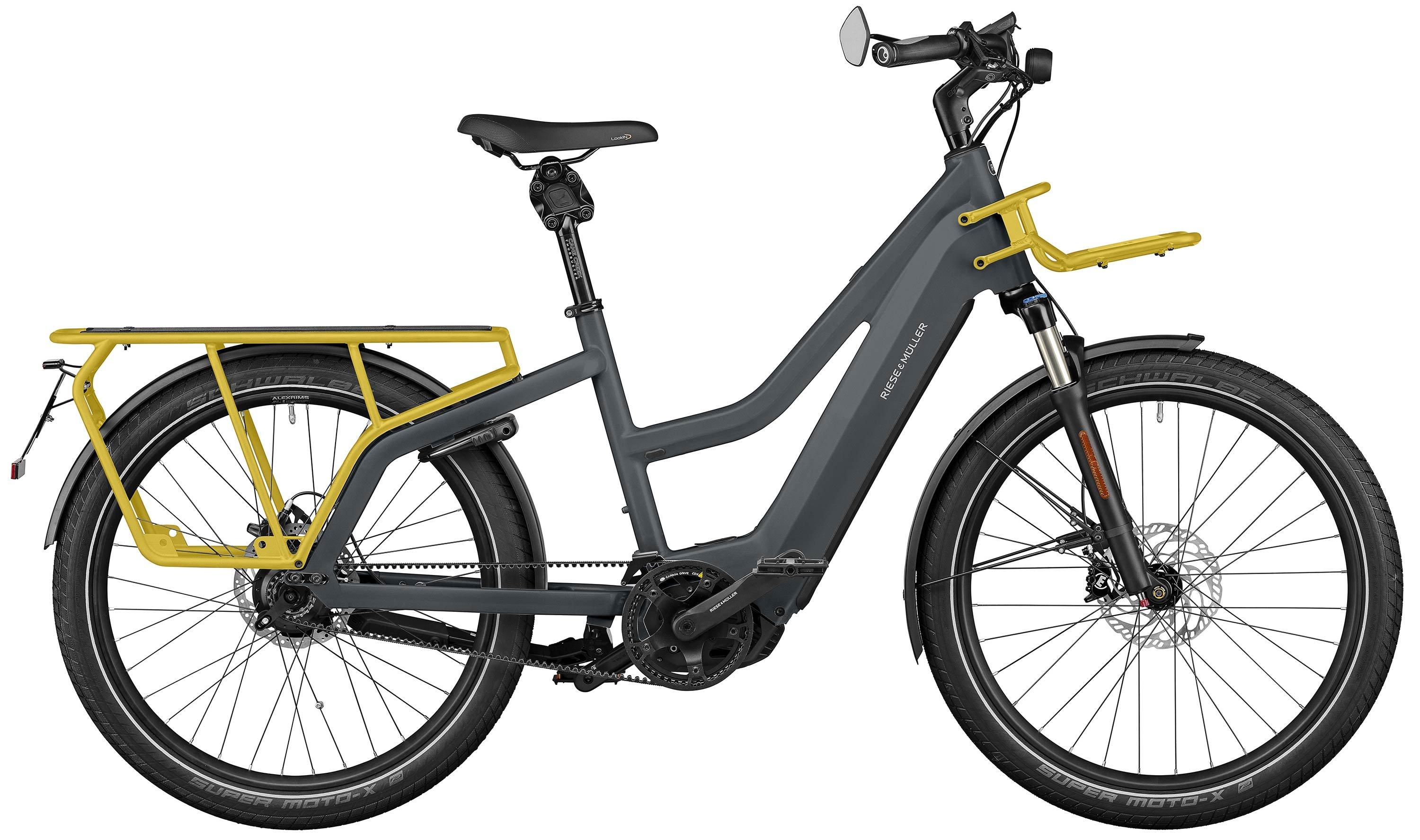 Riese & Müller Multicharger Mixte GT rohloff HS Anthrazit/Grau/Gelb