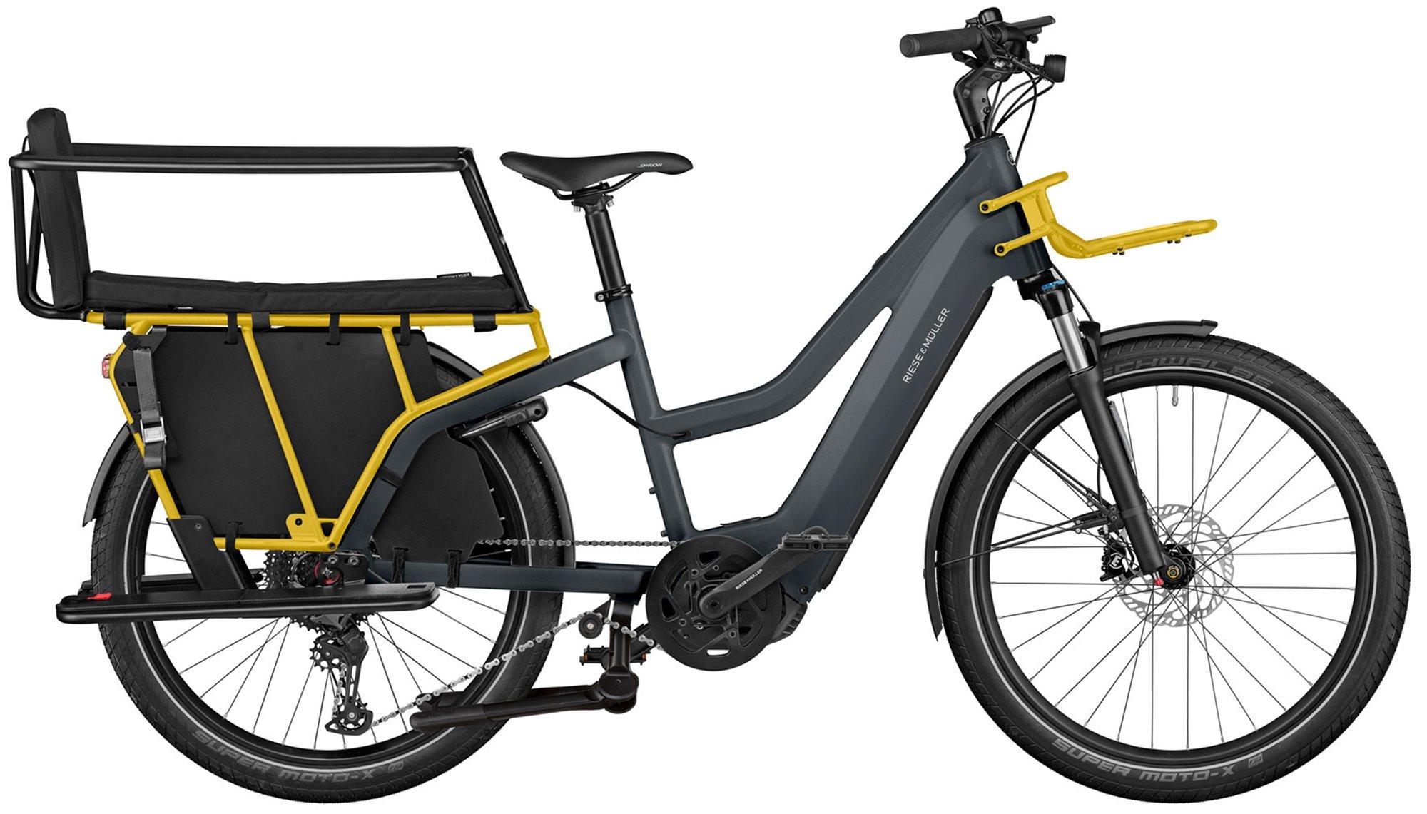 Riese & Müller Multicharger Mixte GT family Anthrazit/Grau/Gelb