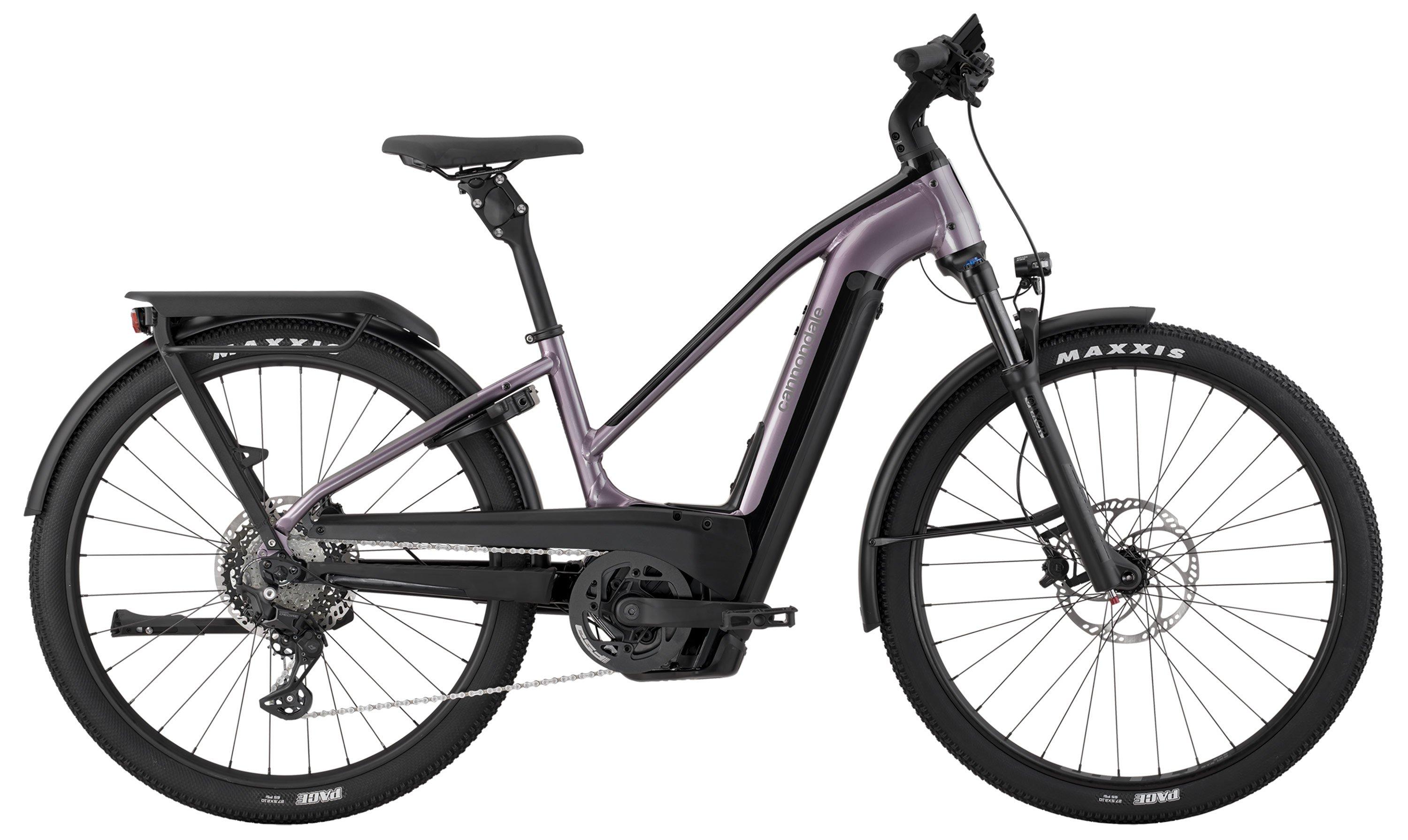 Cannondale Tesoro Neo X 1 Step-Thru Schwarz/Lila