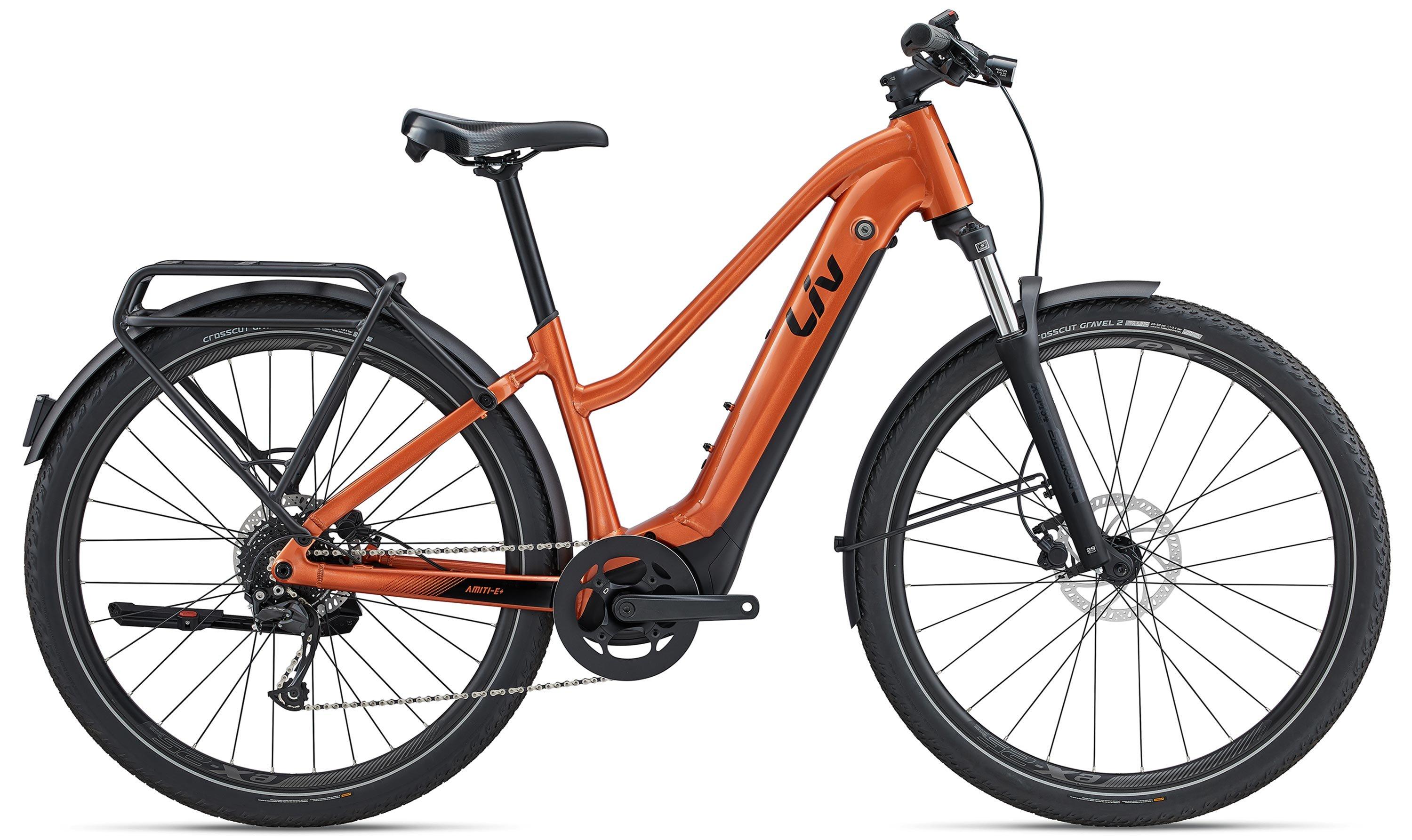 Liv Amiti E+ 2 Schwarz/Rot/Orange/Bronze