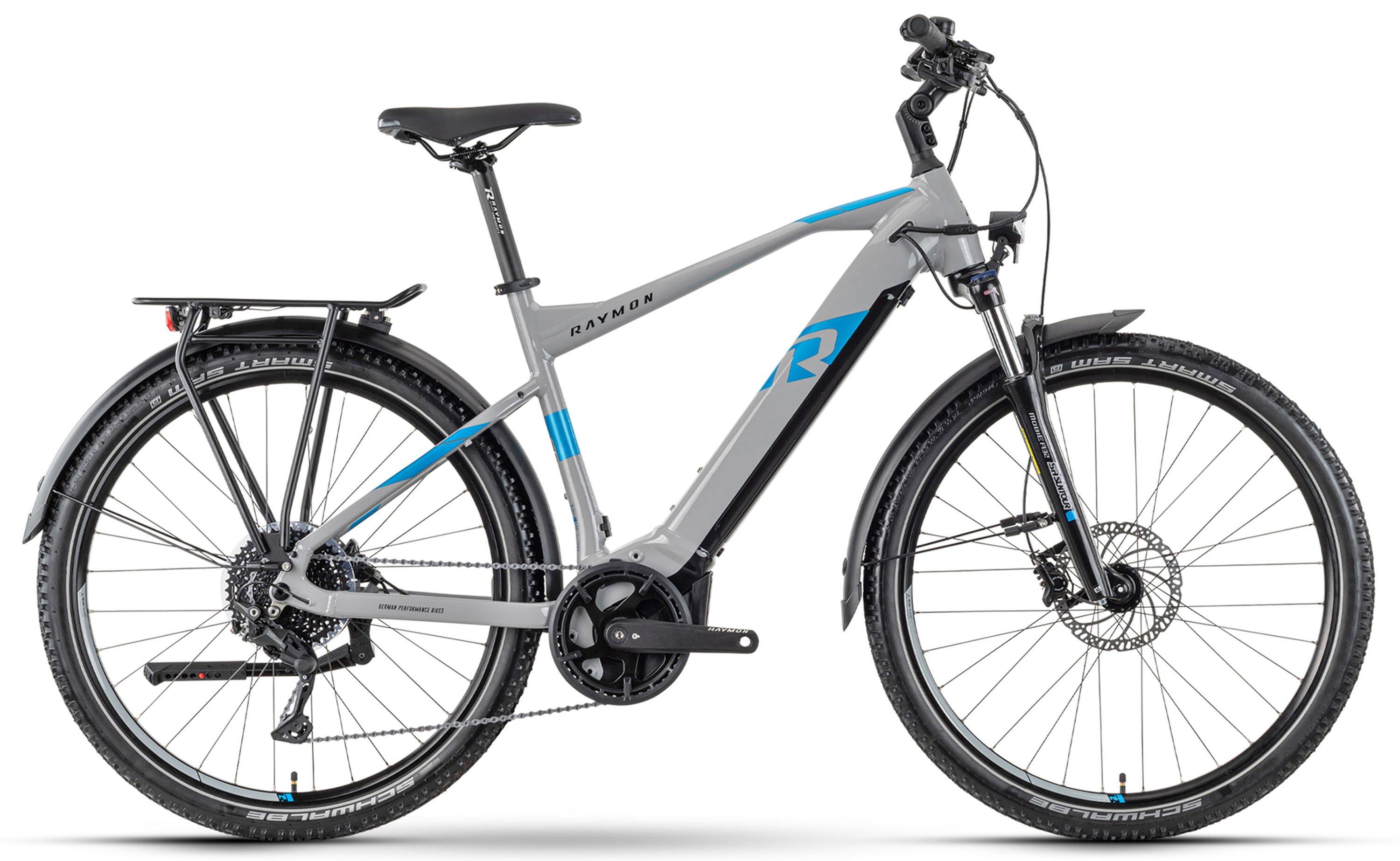 Raymon CrossRay E 6.0 Deore Grau/Blau