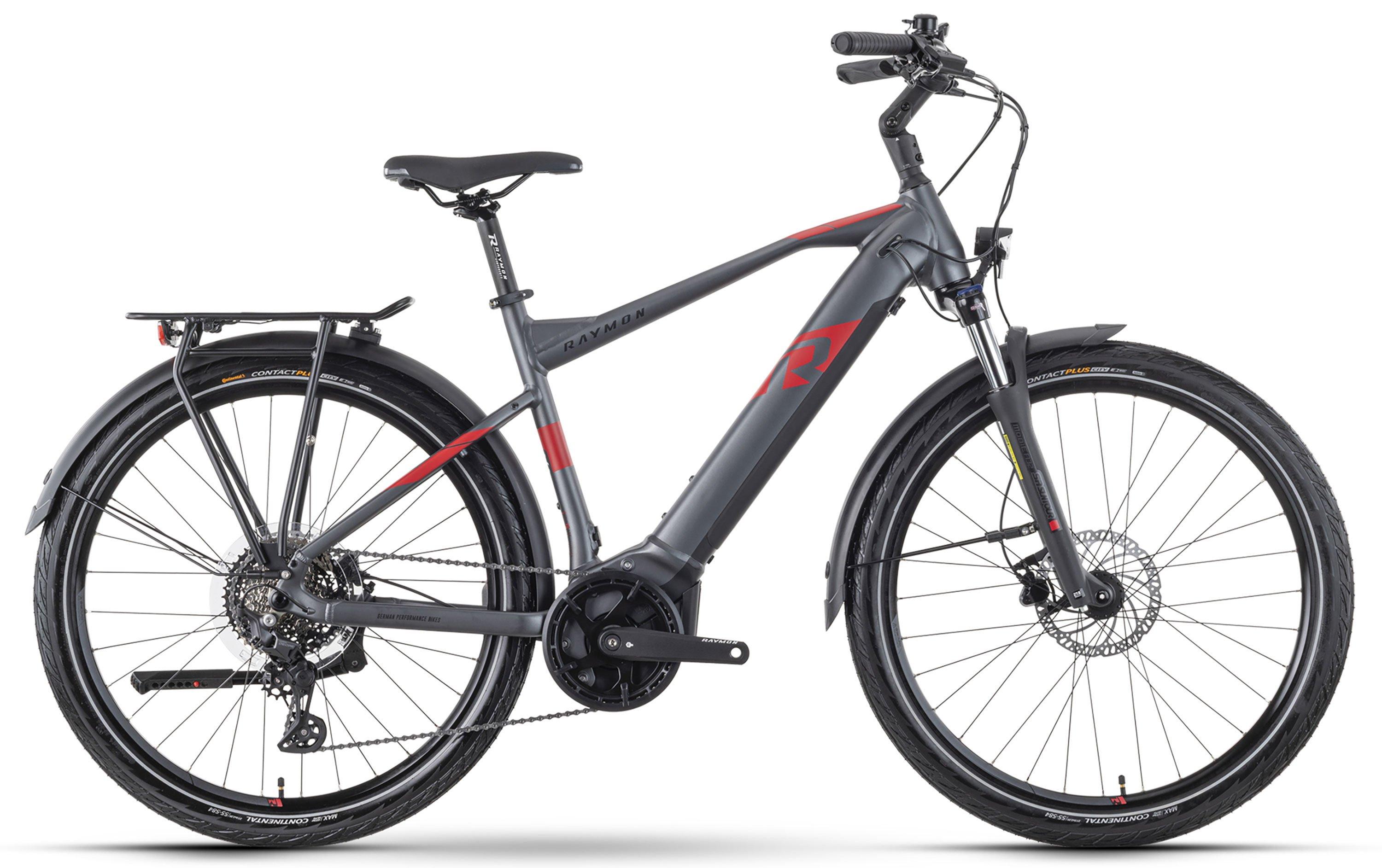 Raymon TourRay E 6.0 Deore Anthrazit/Rot/Grau