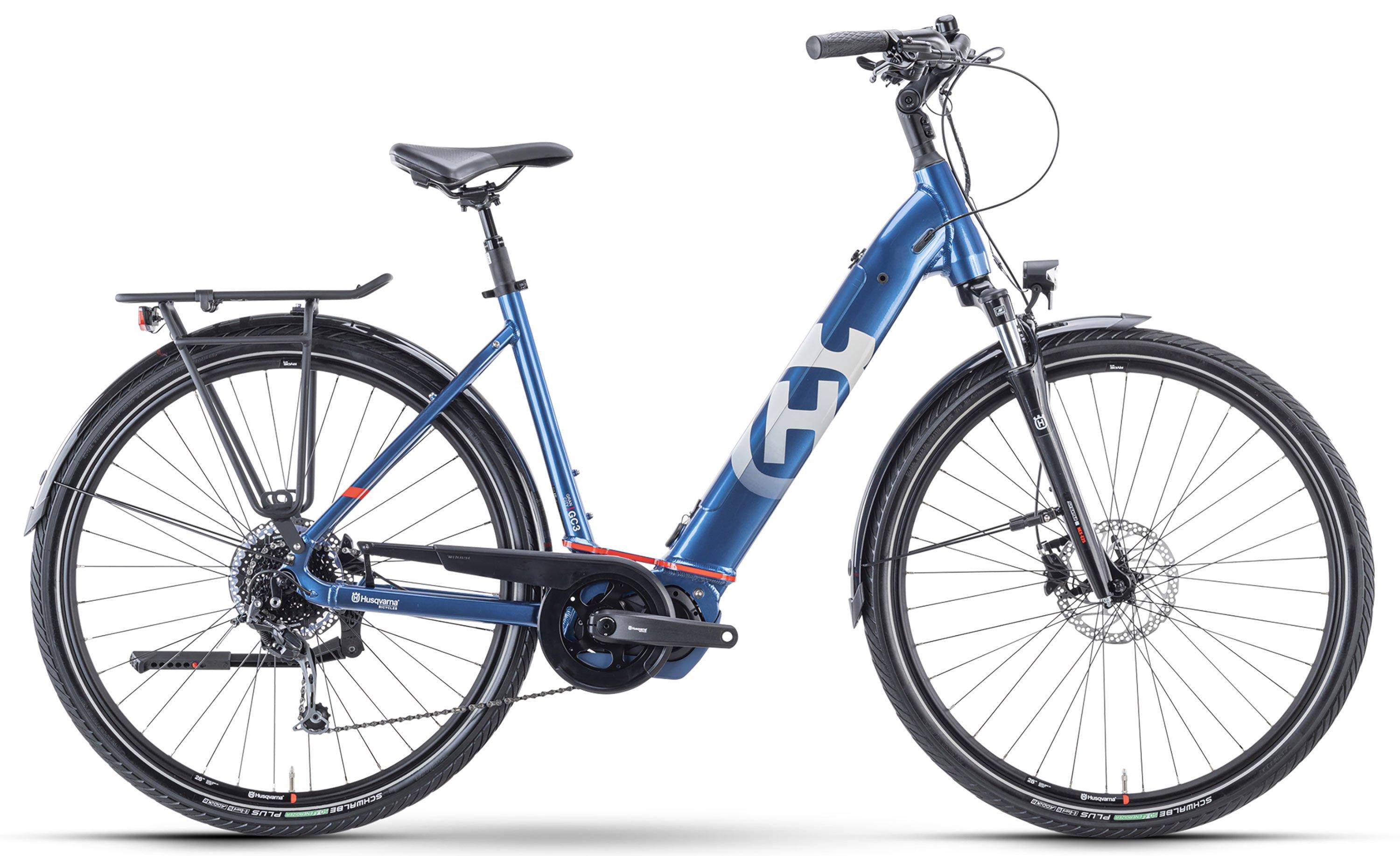 Husqvarna Gran City GC3 Rot/Grau/Blau