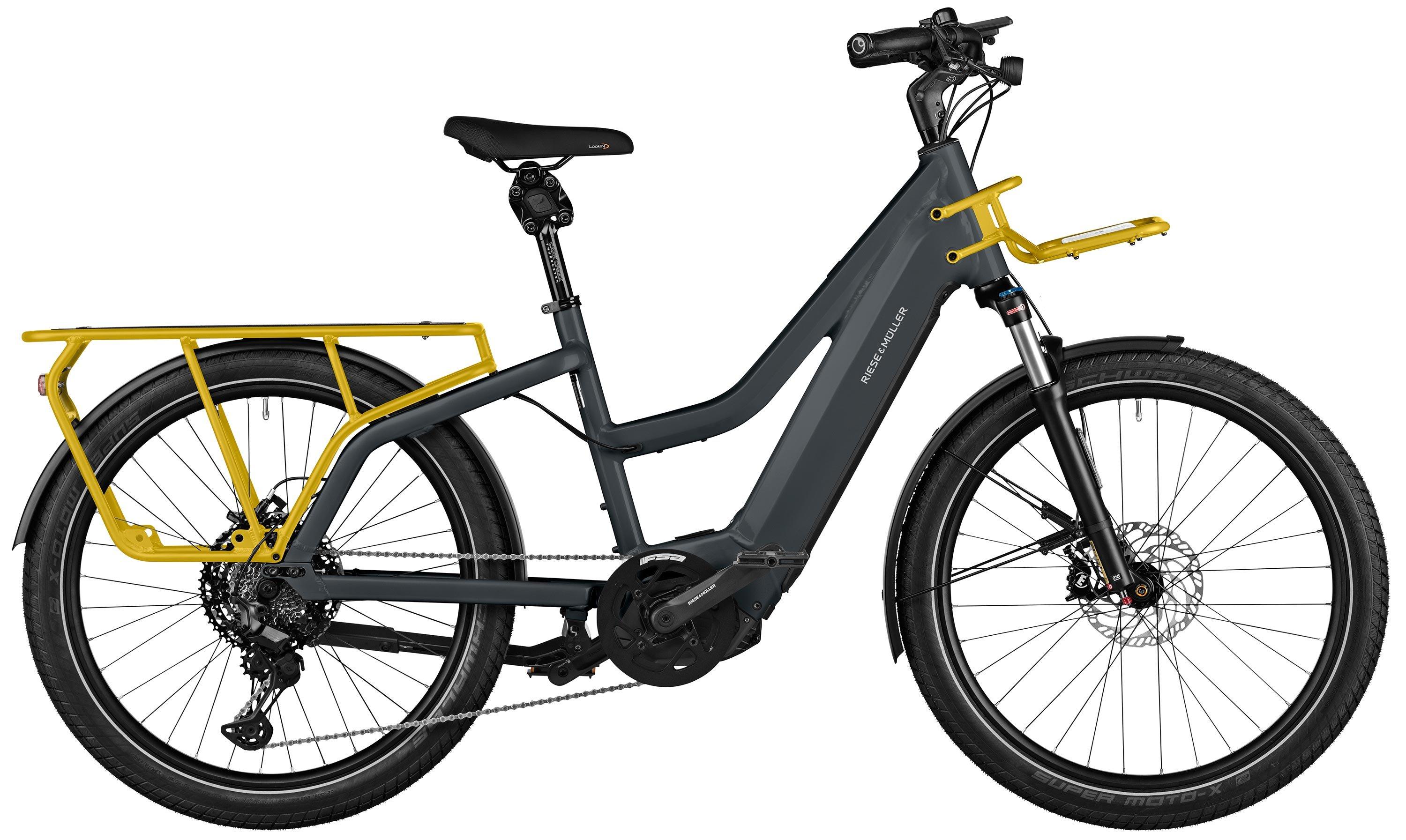 Riese & Müller Multicharger2 Mixte GT touring Anthrazit/Grau/Gelb
