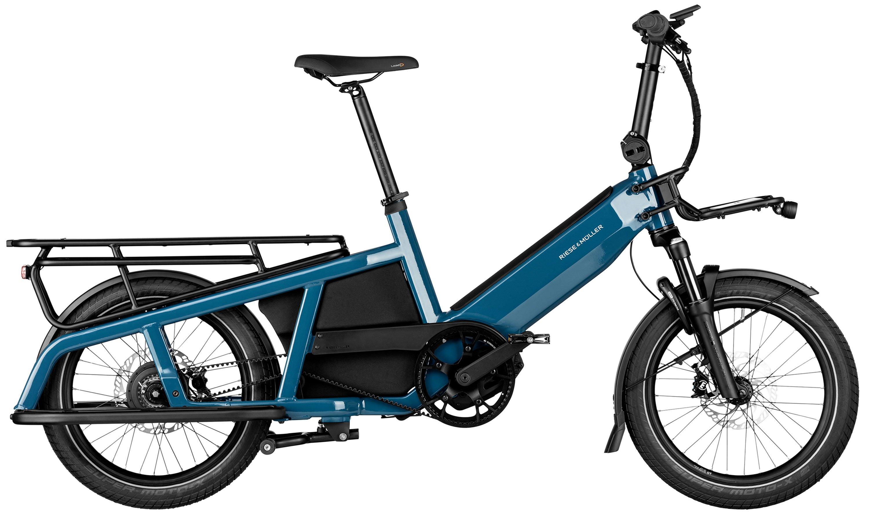 Riese & Müller Multitinker vario Testbike Schwarz/Blau