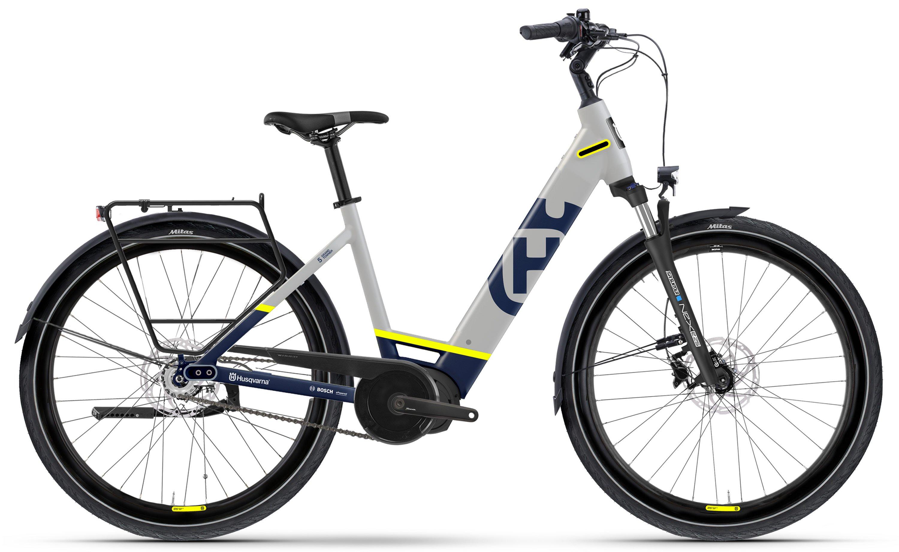 Husqvarna Grand Towner 5 Weiß/Blau