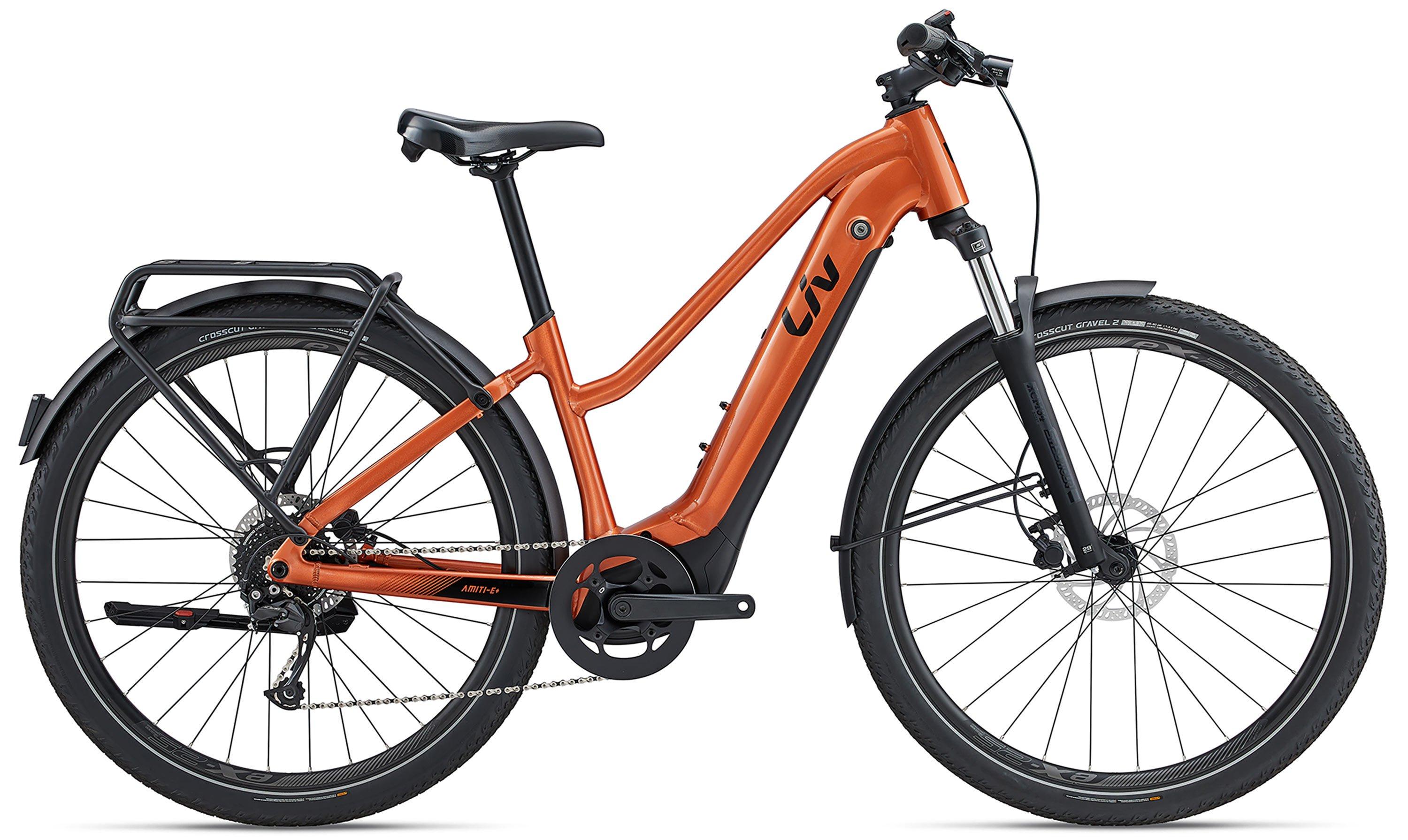 Liv Amiti E+ 2 Schwarz/Rot/Orange/Bronze