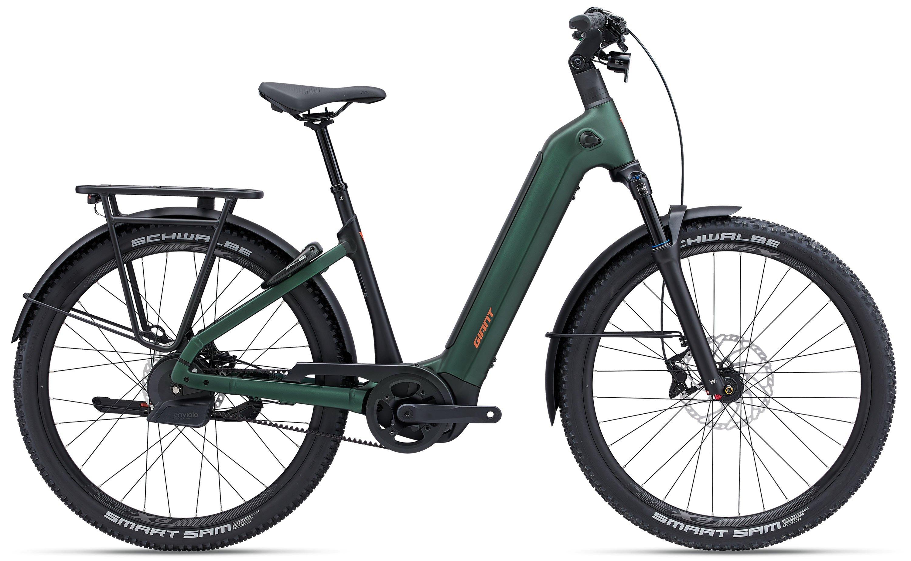 Giant AnyTour X E+ 0 Schwarz/Grün/Beige