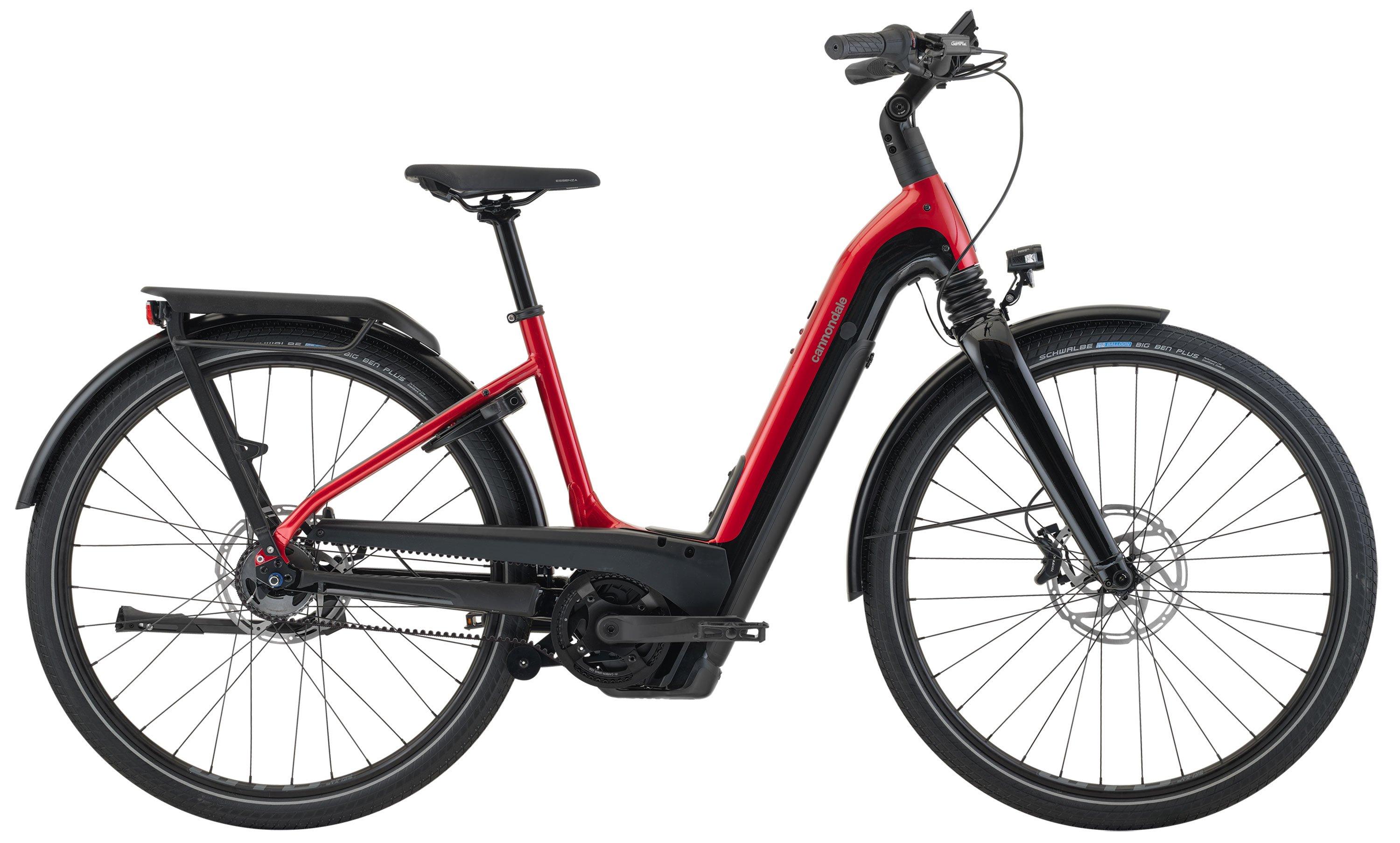 Cannondale Mavaro Neo 2 Low Step-Thru Schwarz/Rot