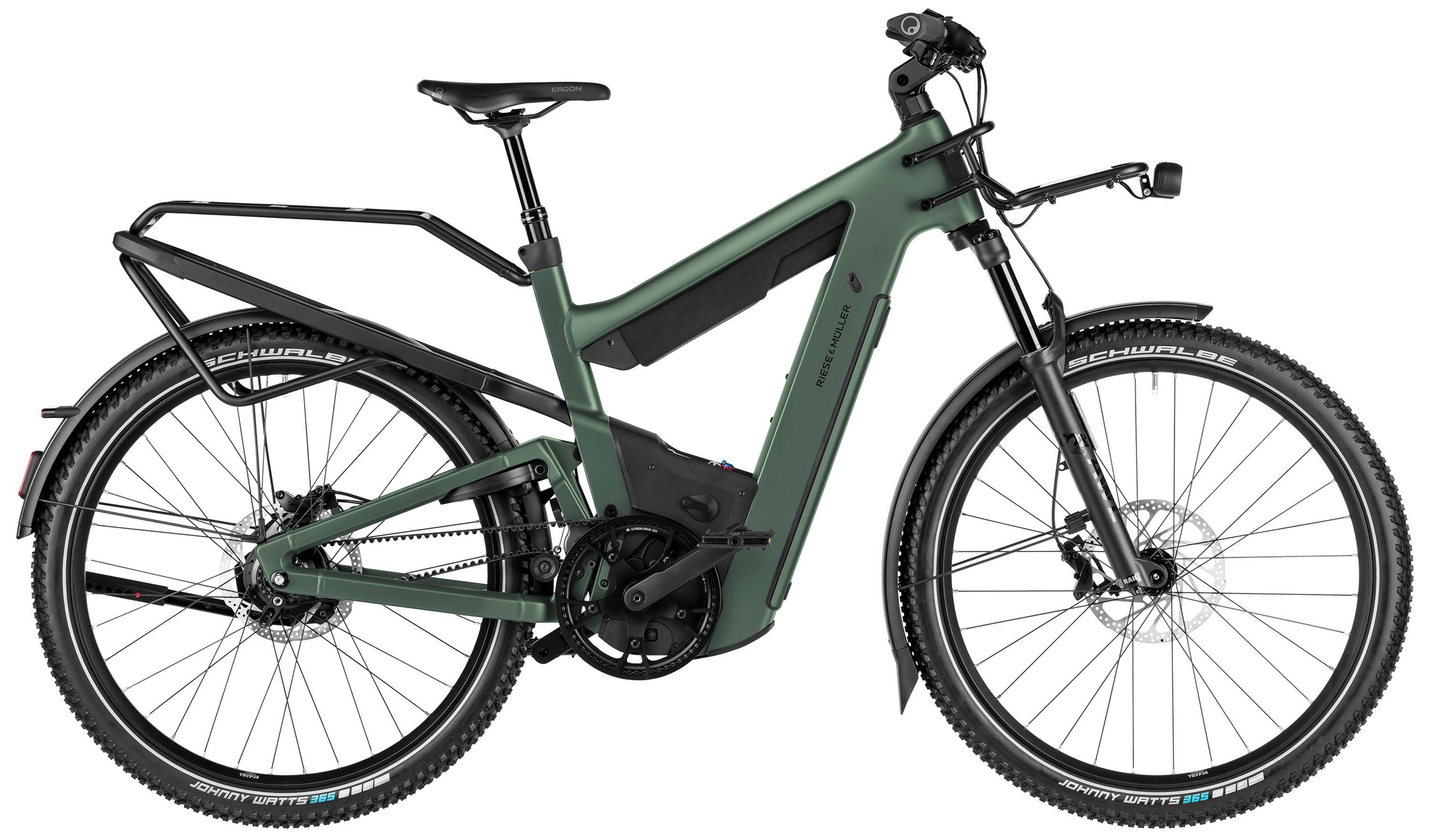 Riese & Müller Superdelite5 GT rohloff Schwarz/Grün