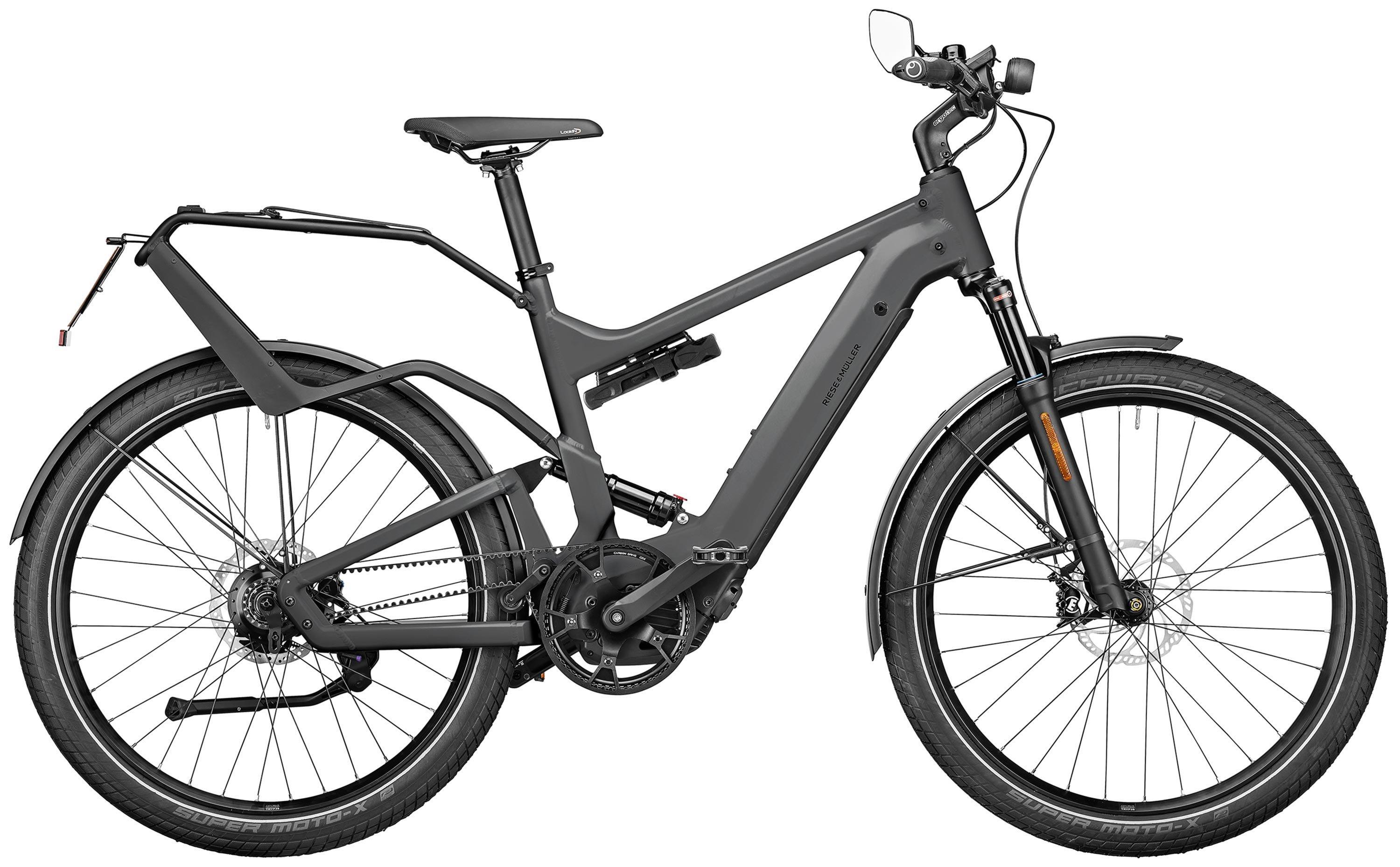 Riese & Müller Delite GT rohloff HS Schwarz/Anthrazit/Grau