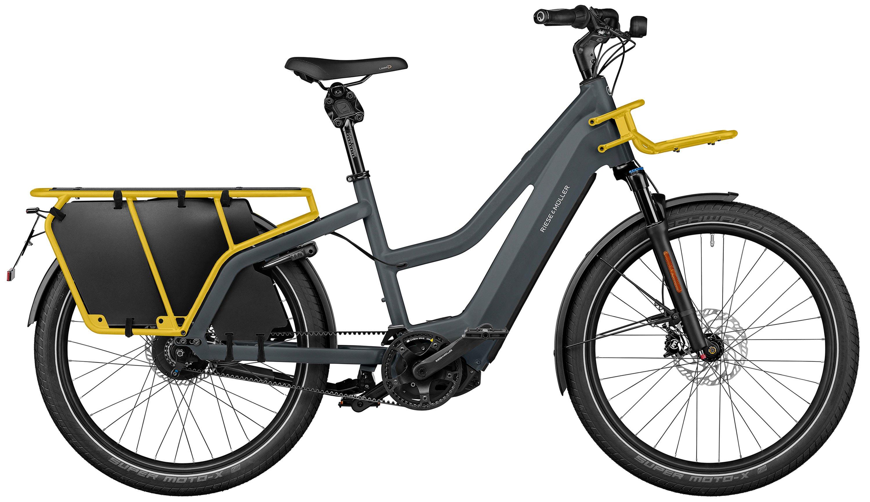 Riese & Müller Multicharger2 Mixte GT vario HS Anthrazit/Grau/Gelb – Image 2