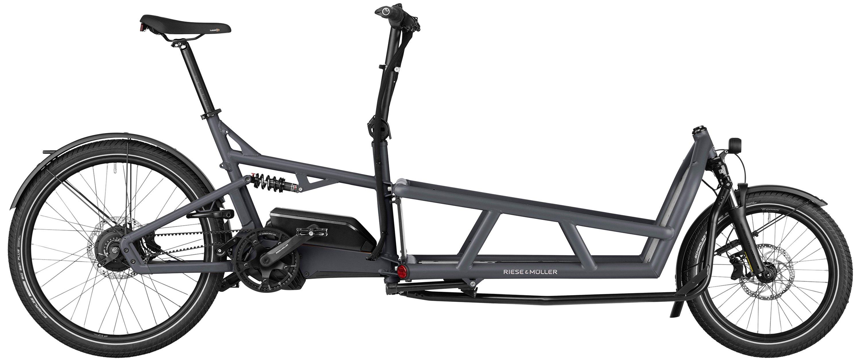 Riese & Müller Load4 75 vario Schwarz/Grau/Blau