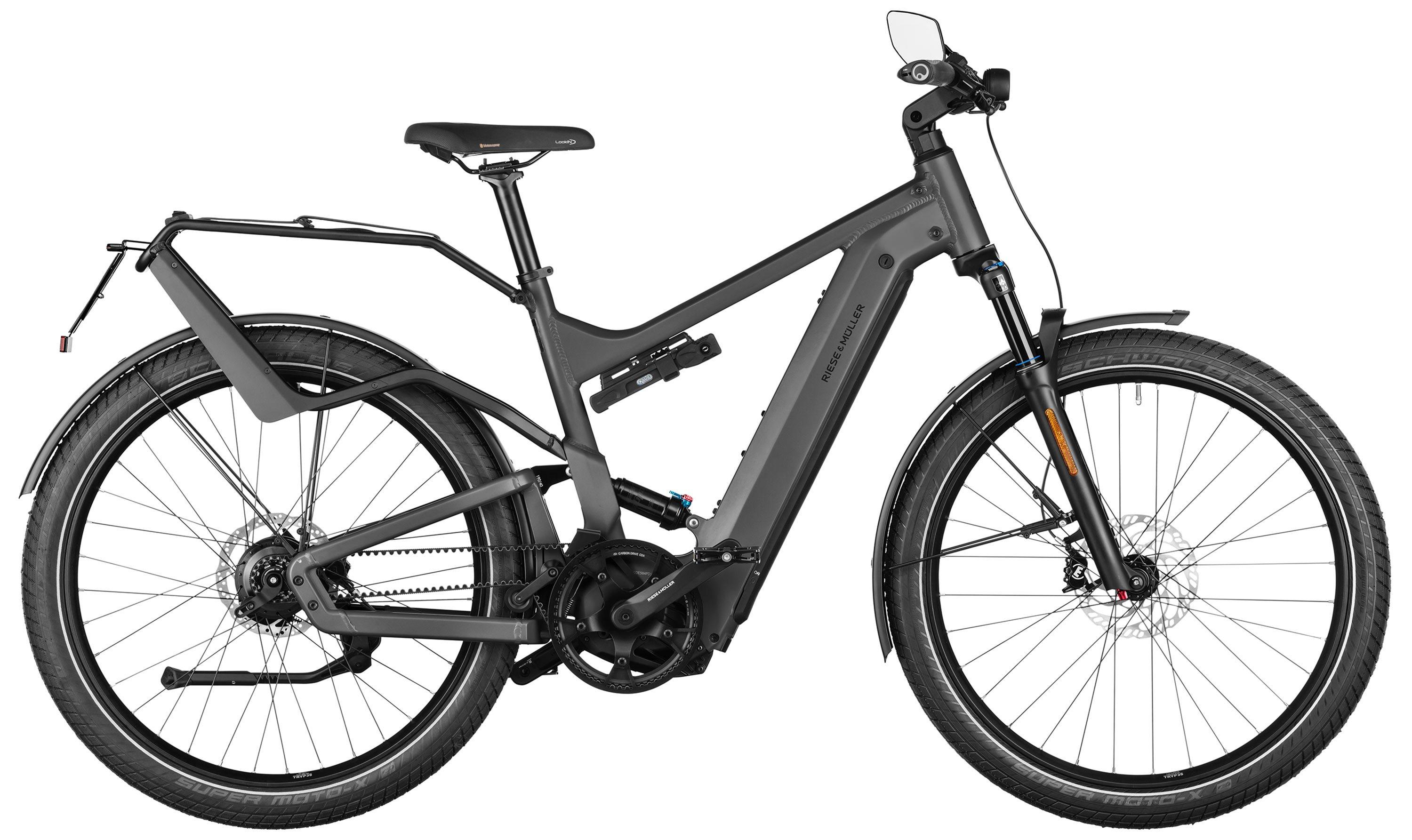 Riese & Müller Delite4 GT rohloff HS Testbike Schwarz/Anthrazit/Grau