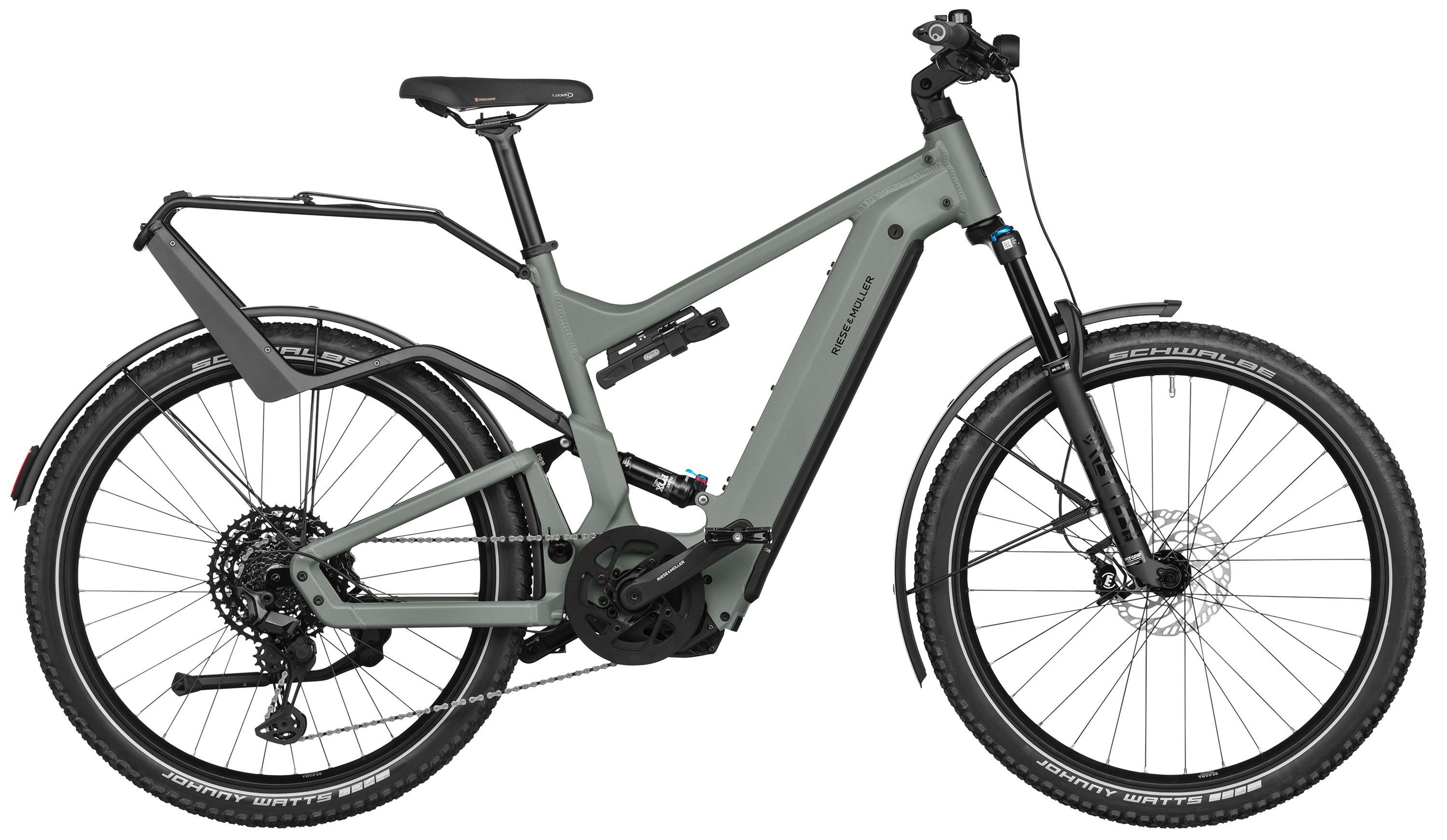 Riese & Müller Delite4 GT touring Testbike Grau/Grün