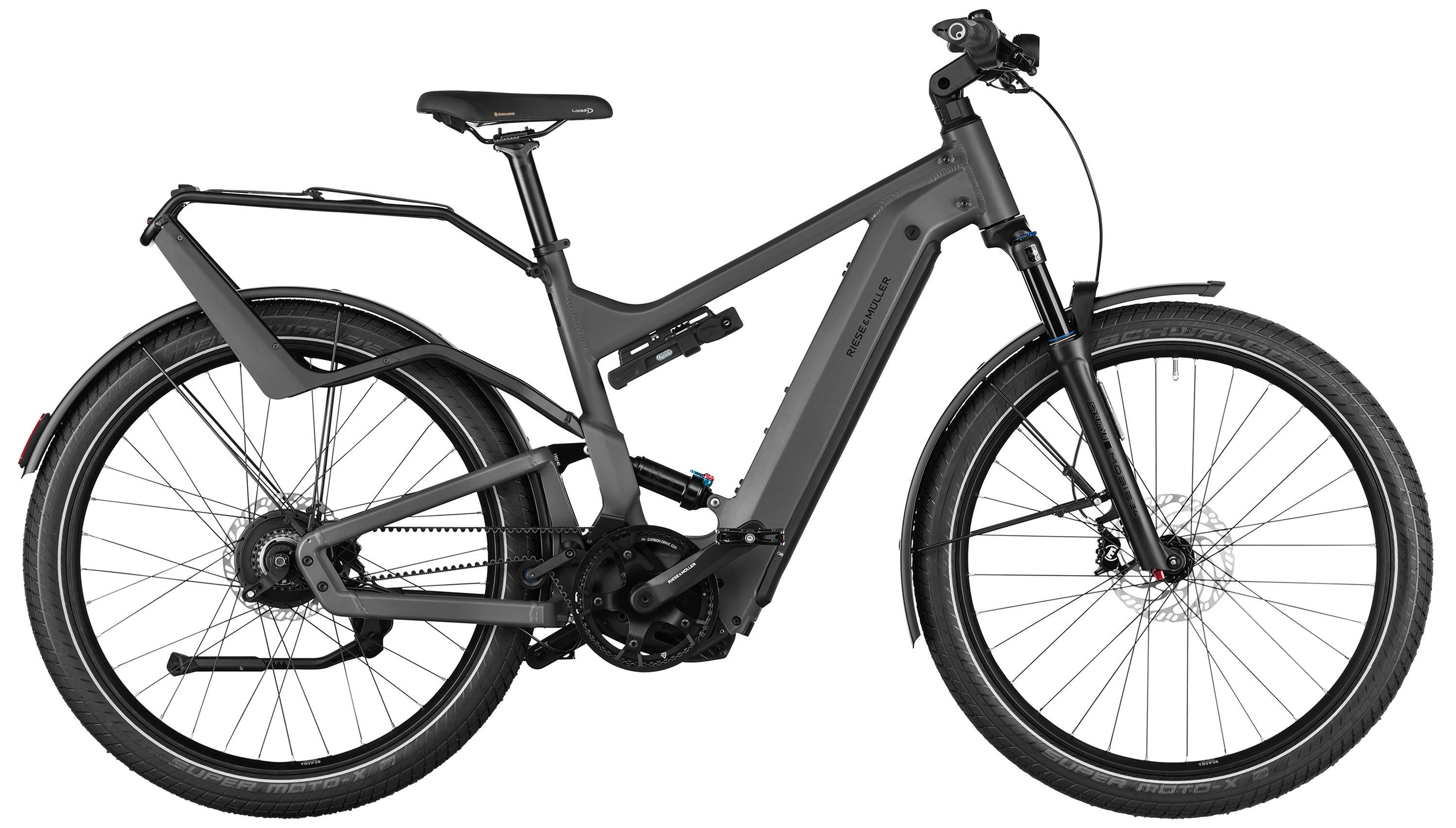 Riese & Müller Delite4 GT vario Testbike Schwarz/Anthrazit/Grau