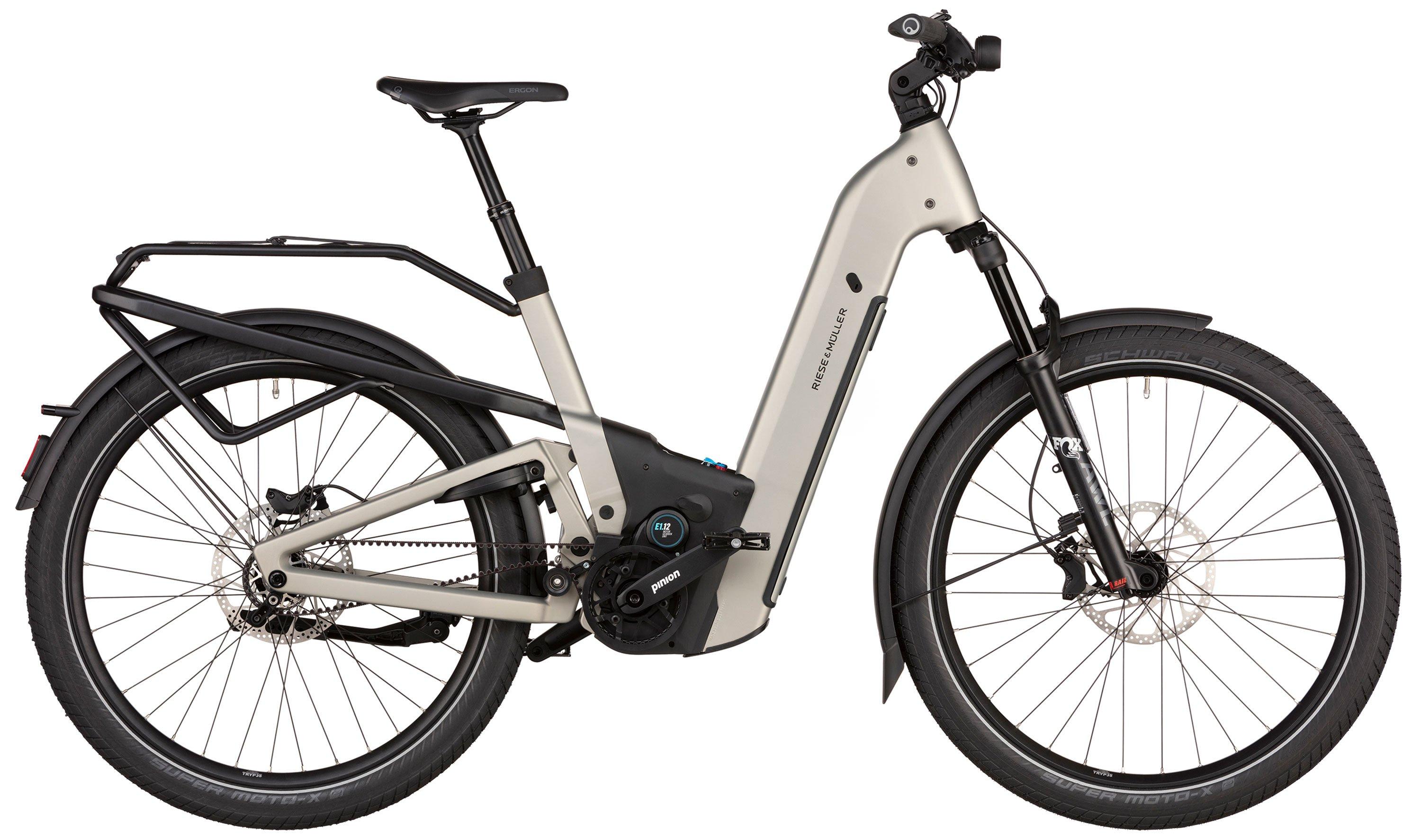 Riese & Müller Homage5 GT pinion Testbike Weiß/Schwarz/Beige
