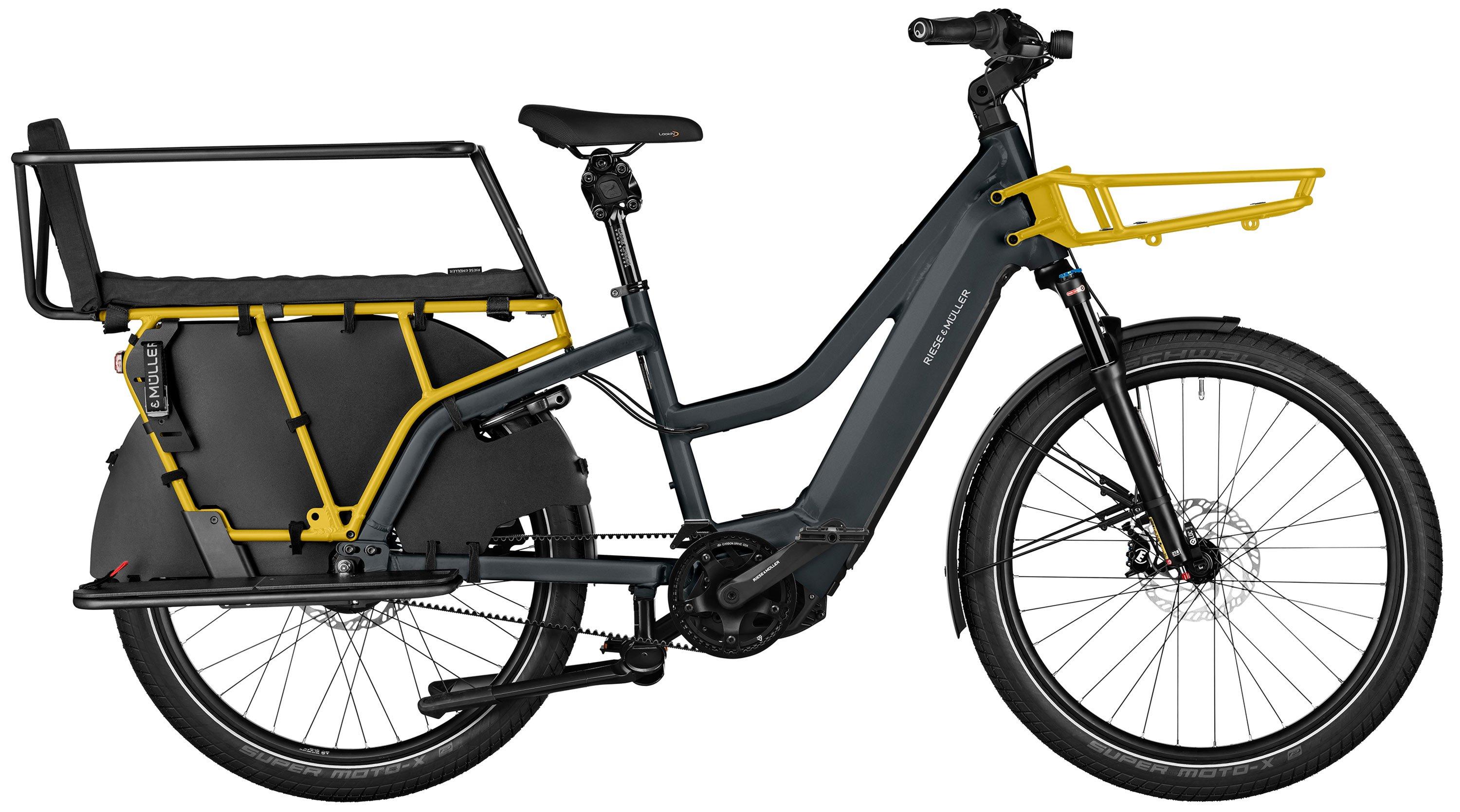 Riese & Müller Multicharger2 Mixte GT vario Testbike Anthrazit/Grau/Gelb