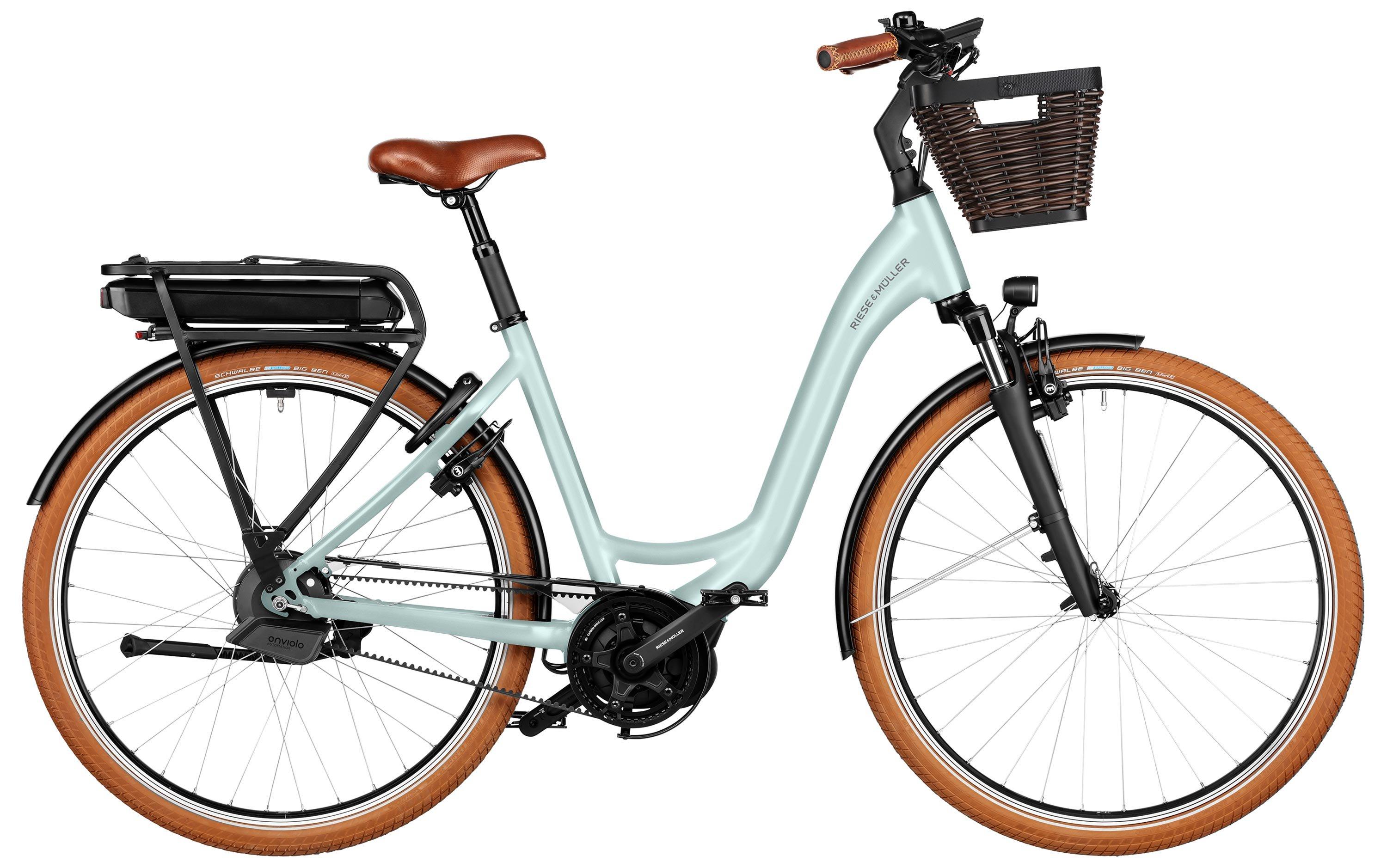 Riese & Müller Swing4 automatic Testbike Blau/Grün/Türkis