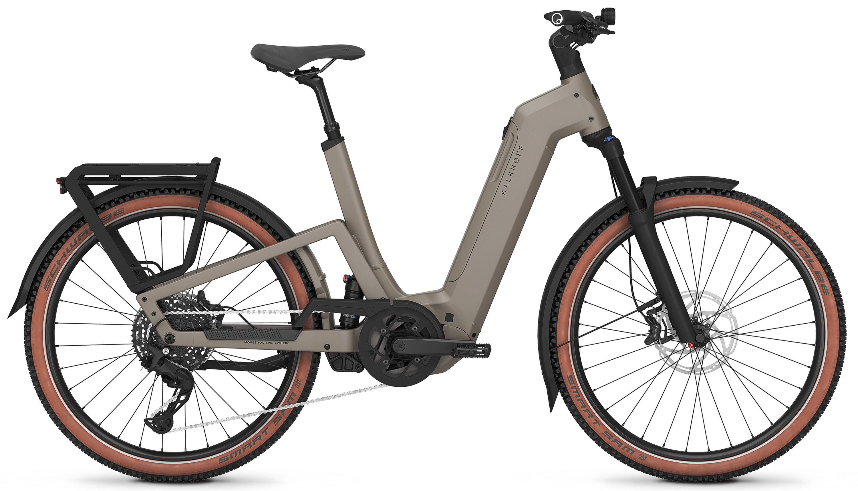 Kalkhoff ENTICE 7+ MOVE Grau/Braun