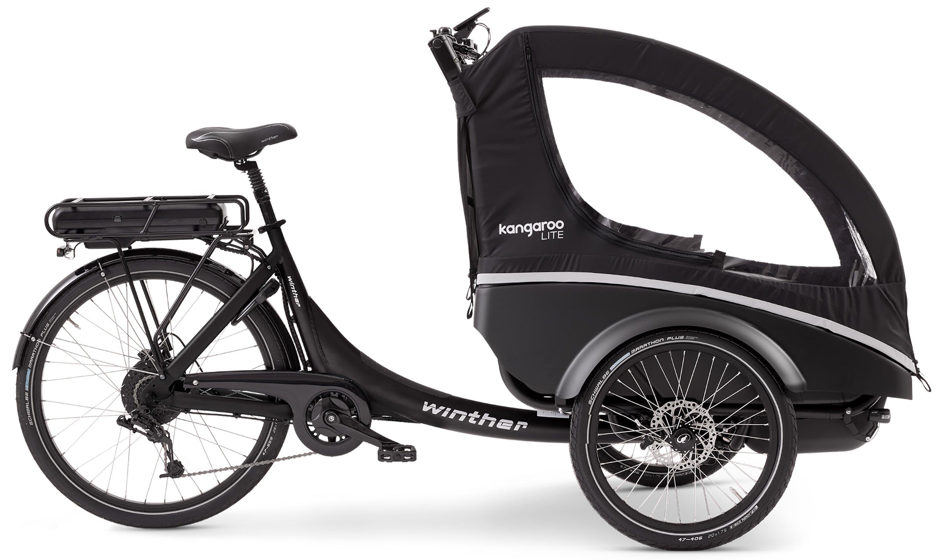 Winther Kangaroo Lite EP6 CUES 9 Schwarz