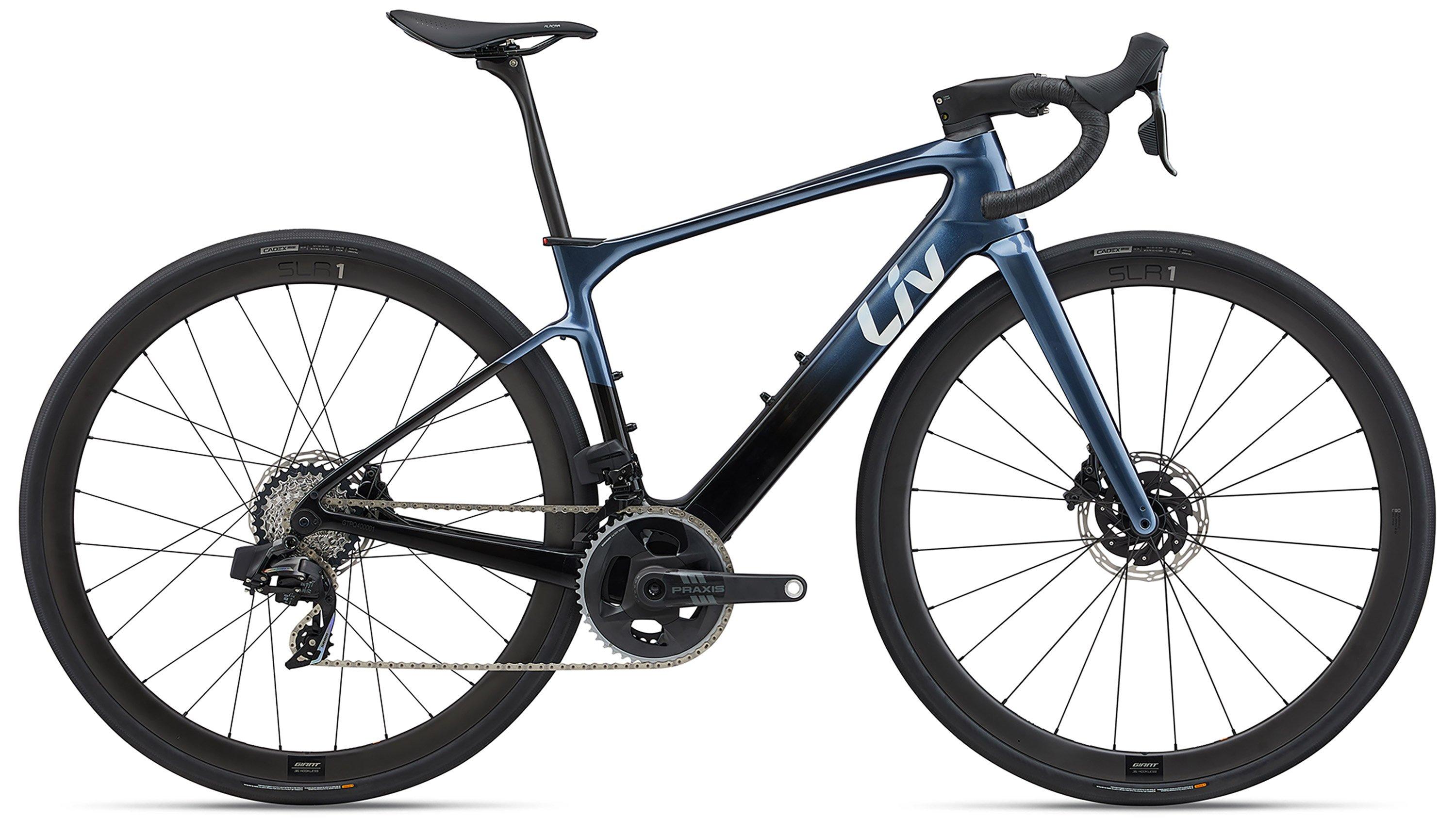 Liv Avail Advanced E+ Elite 1 Schwarz/Blau