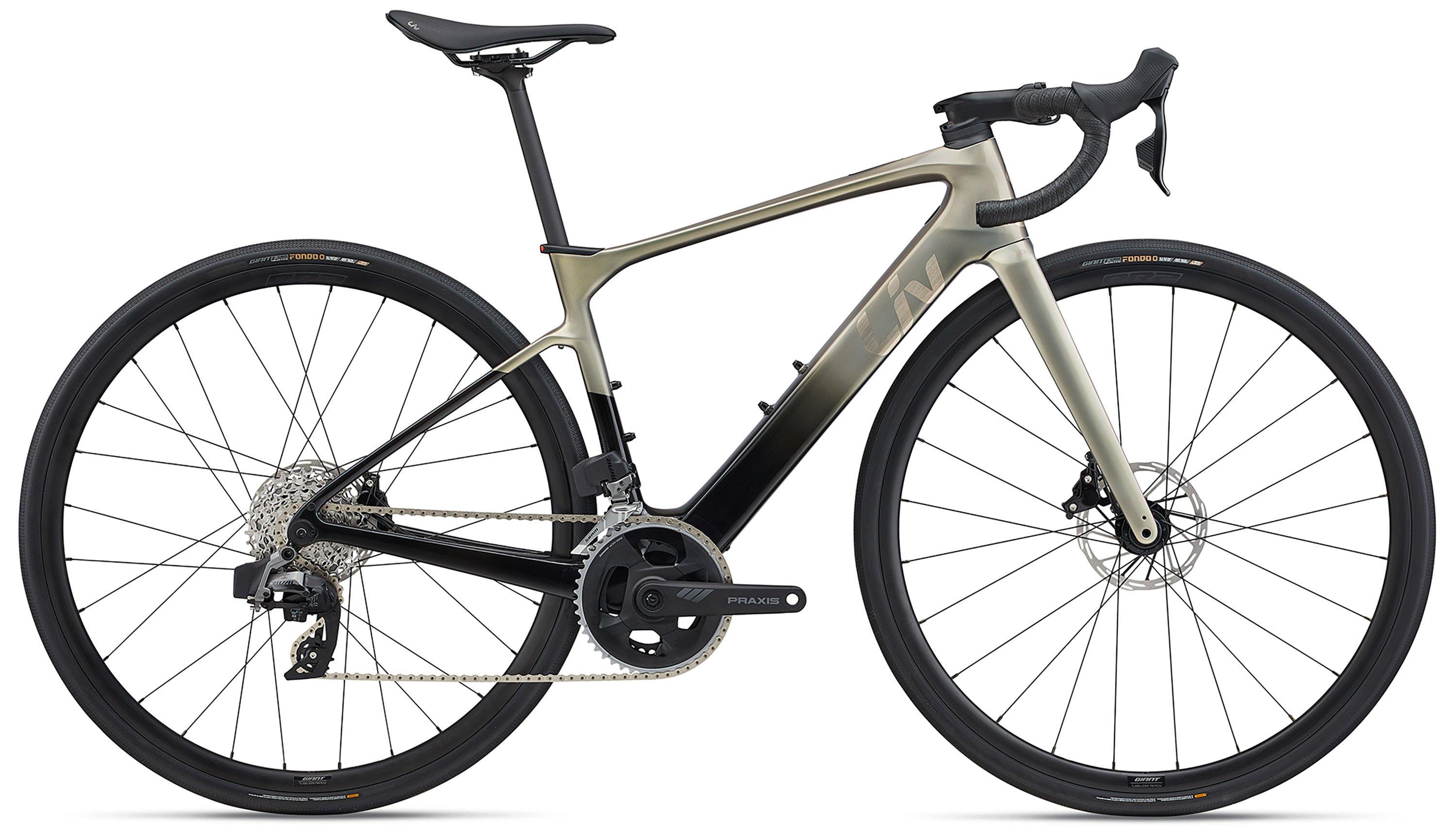 Liv Avail Advanced E+ Elite 2 Schwarz/Braun/Gold