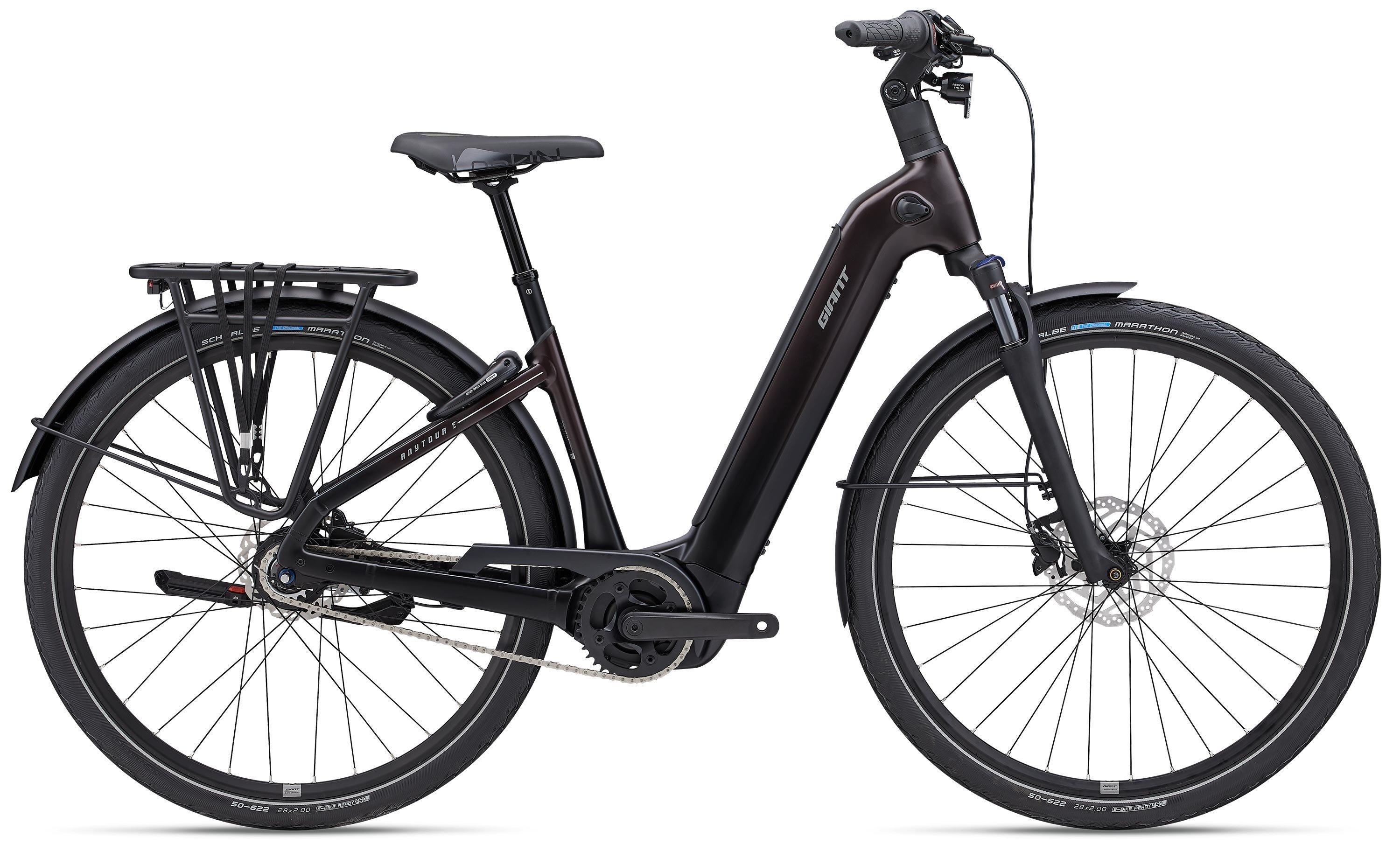 Giant AnyTour E+ 4 RT Schwarz/Rot/Braun