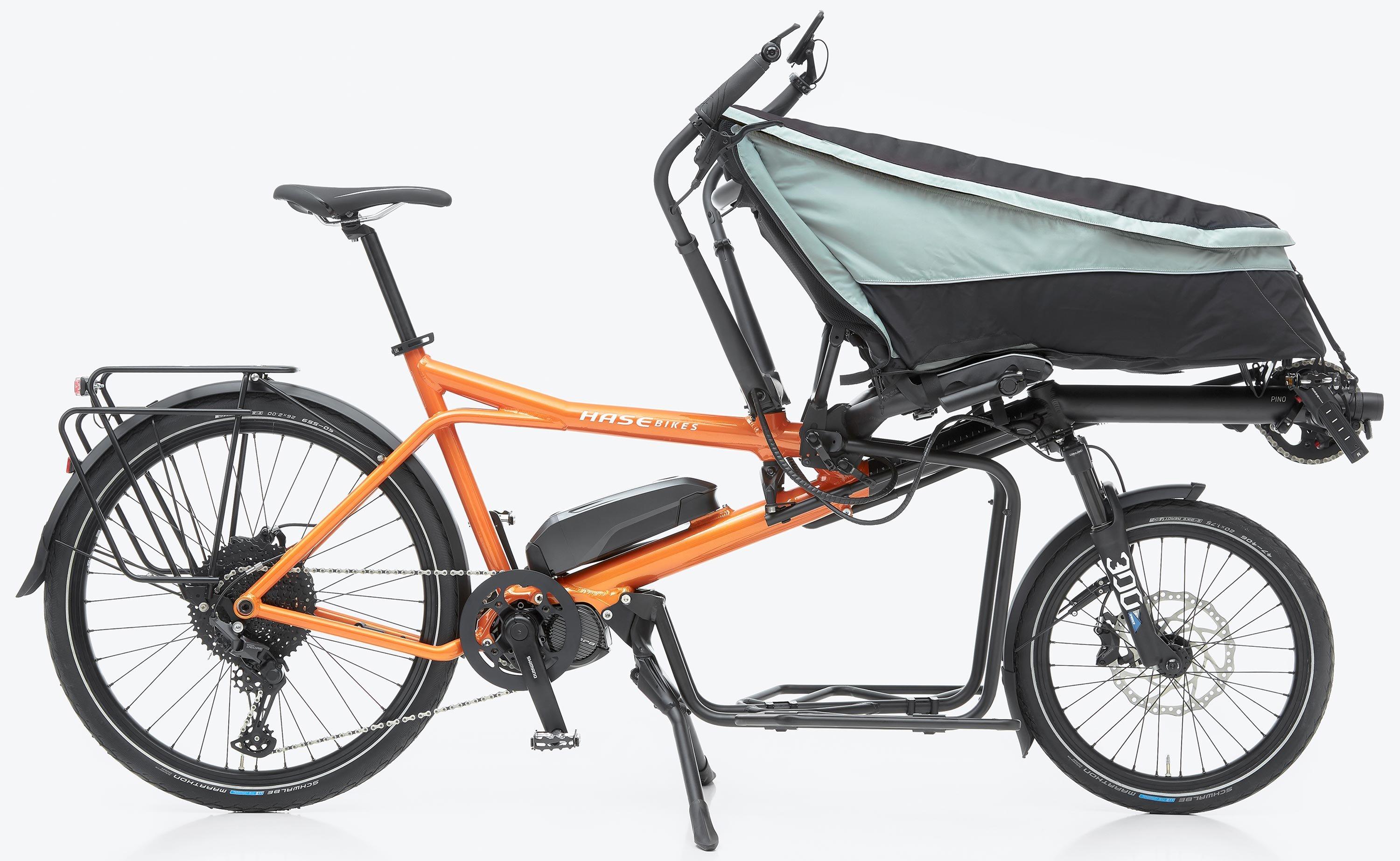 Hase Bikes Pino CARGO Schwarz/Orange