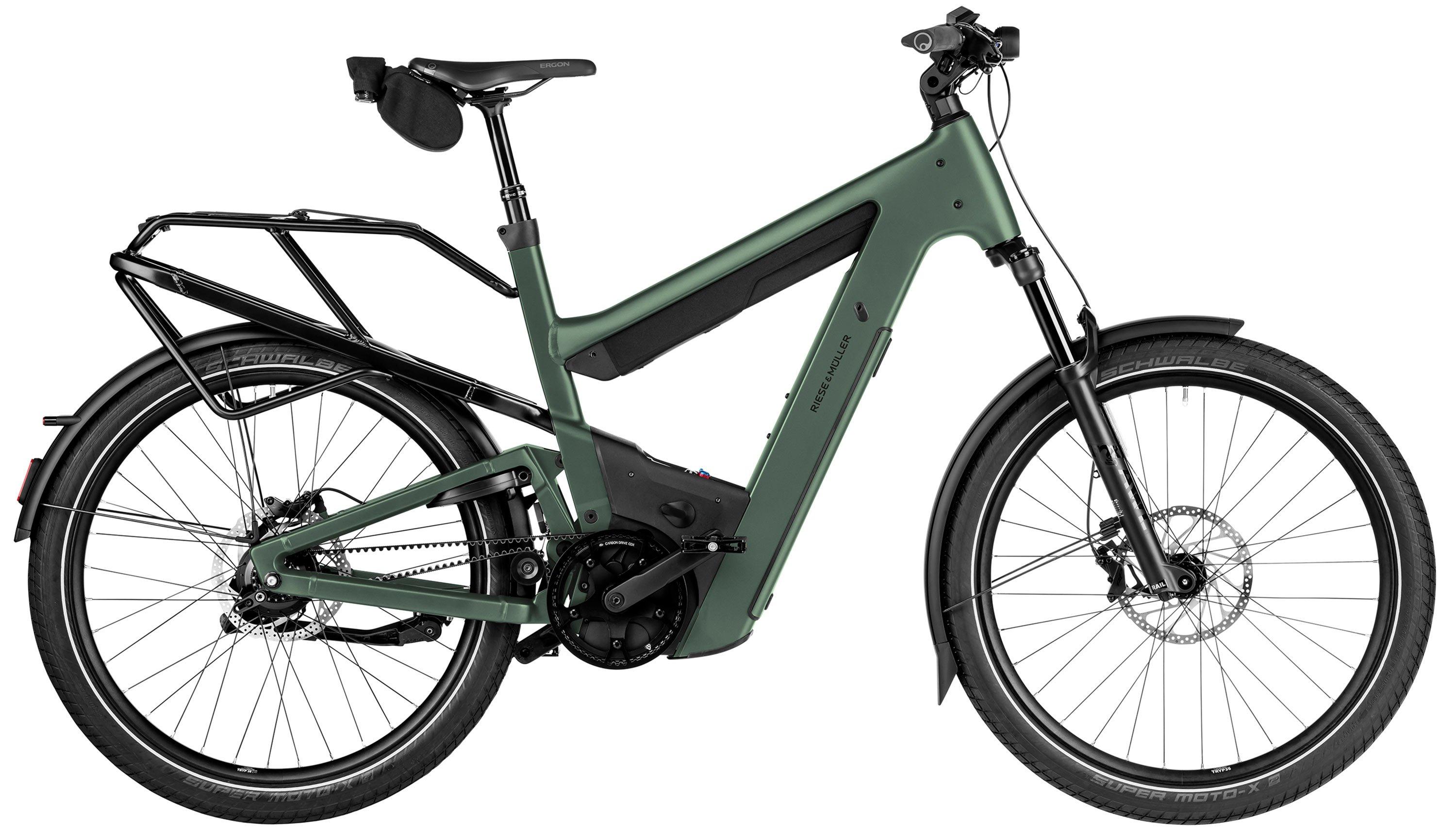 Riese & Müller Superdelite5 rohloff Schwarz/Grün – Image 1
