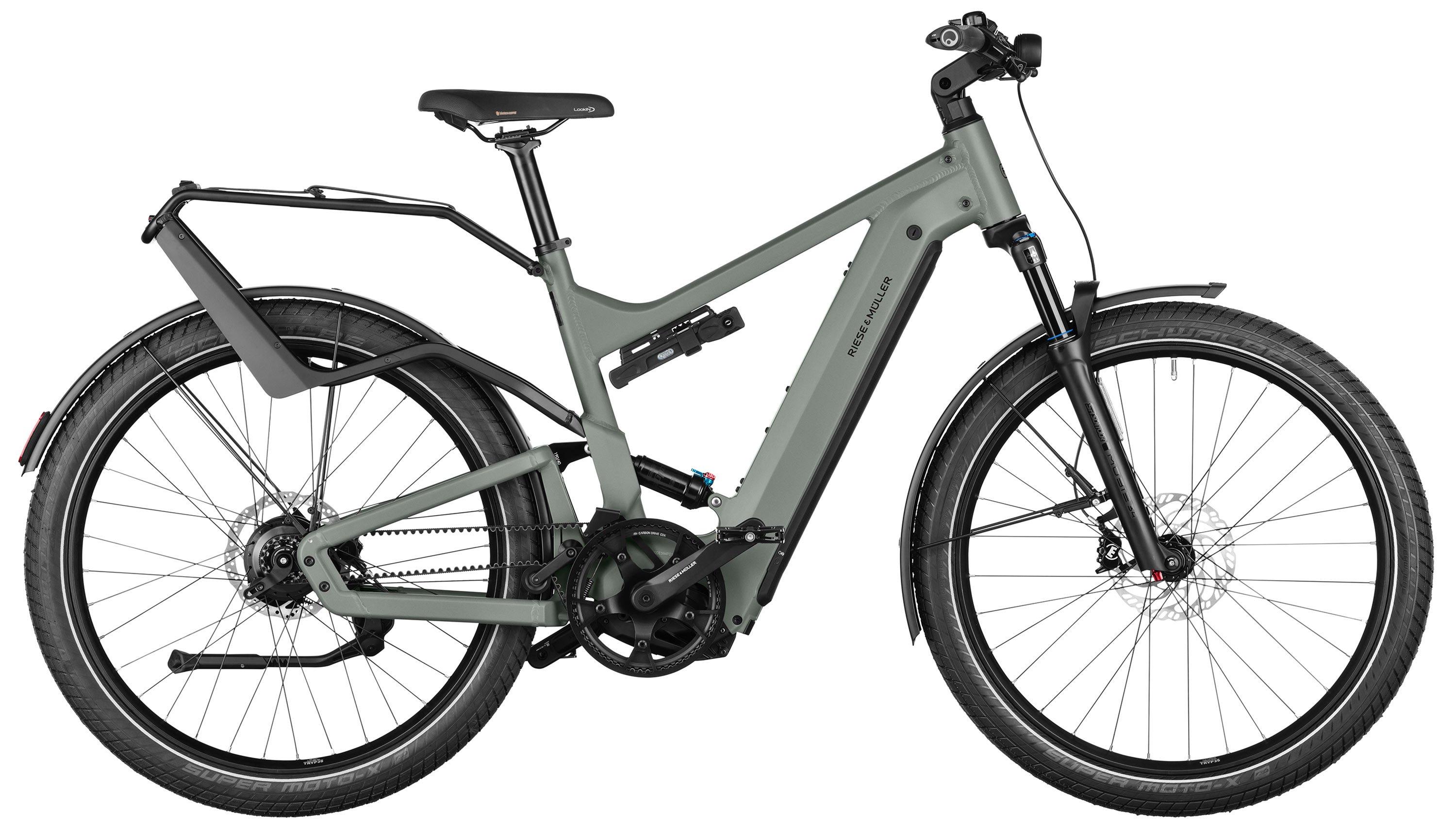 Riese & Müller Delite4 GT rohloff Grau/Grün – Image 1