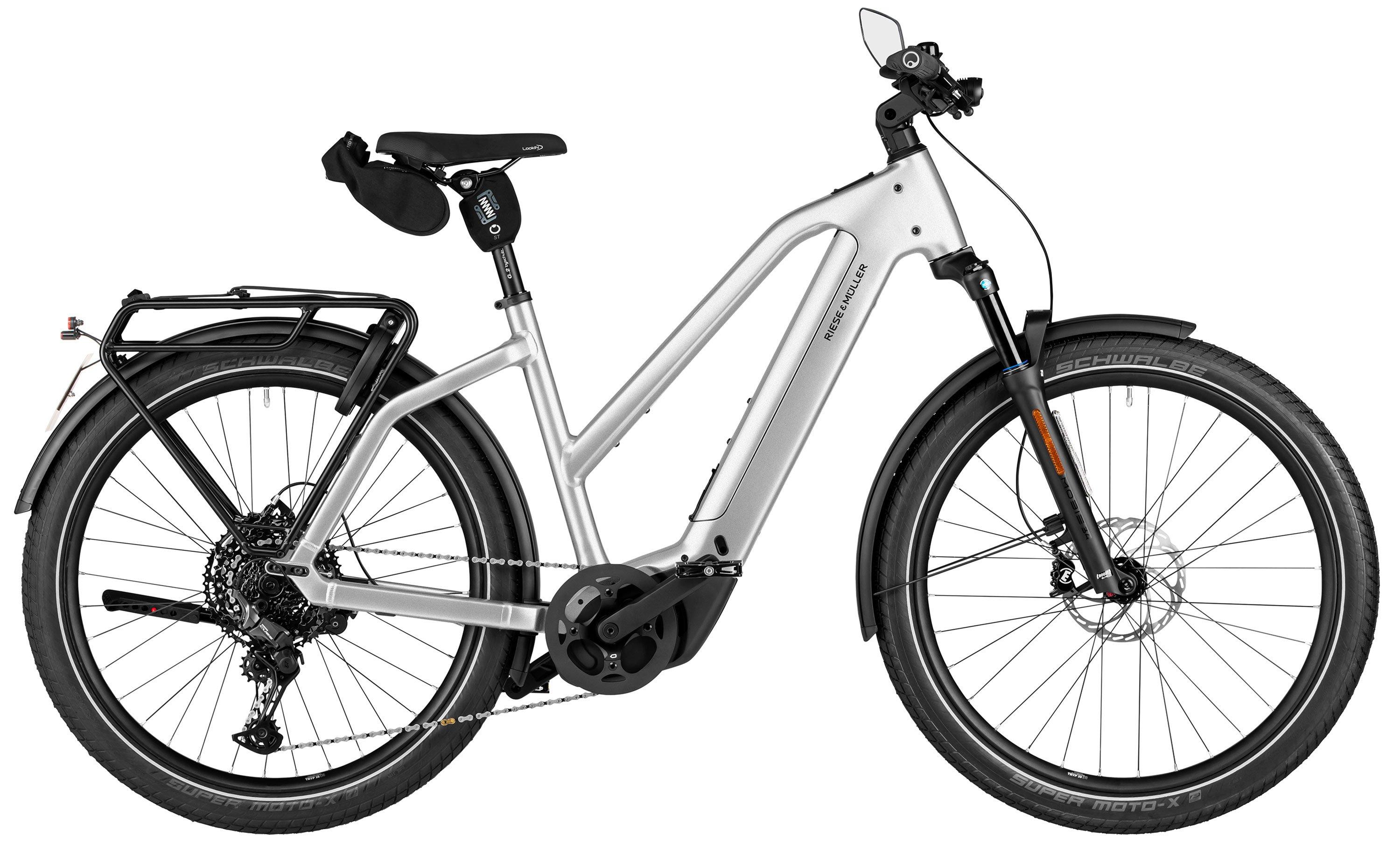Riese & Müller Charger5 Mixte touring HS Schwarz/Blau