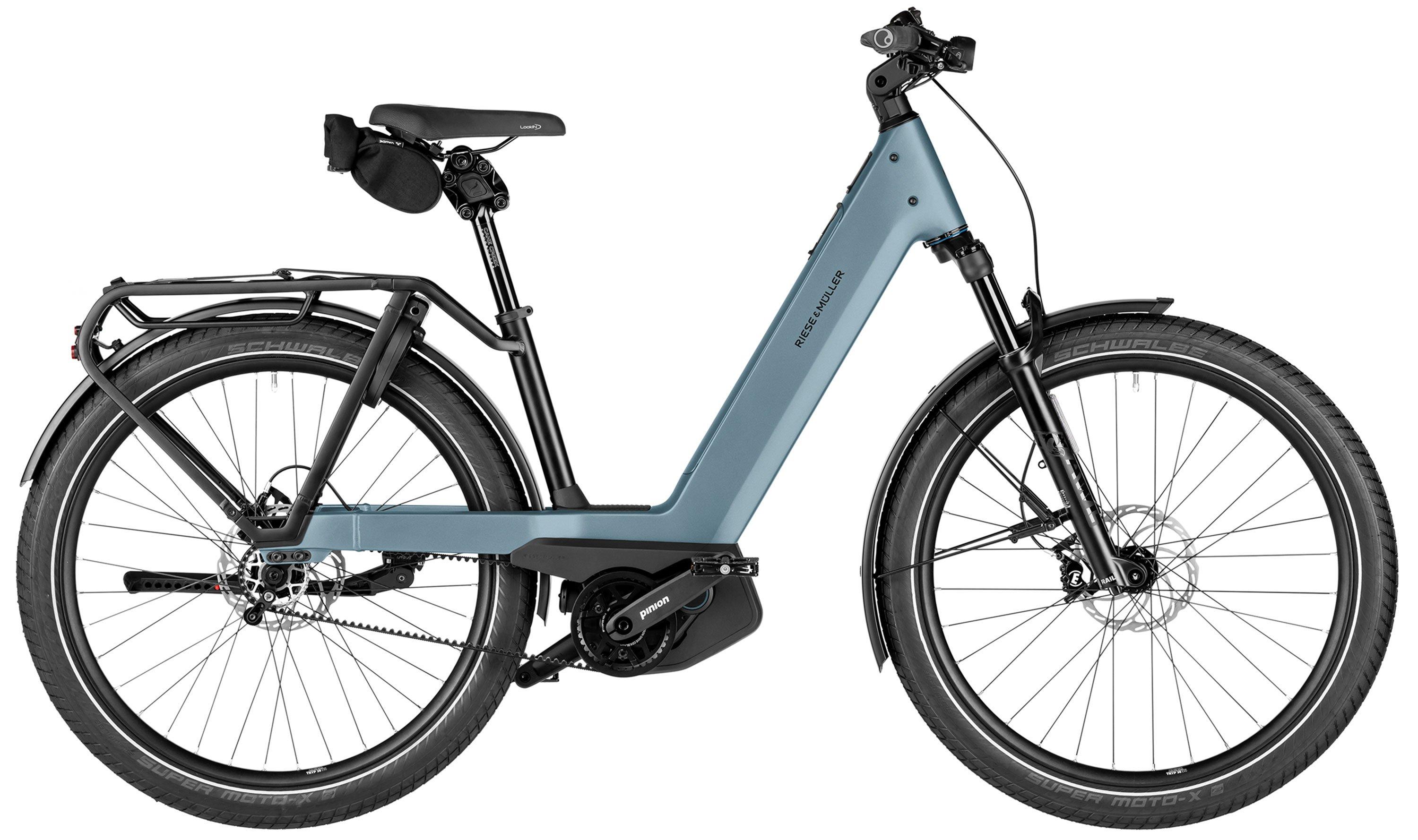 Riese & Müller Nevo5 pinion Blau