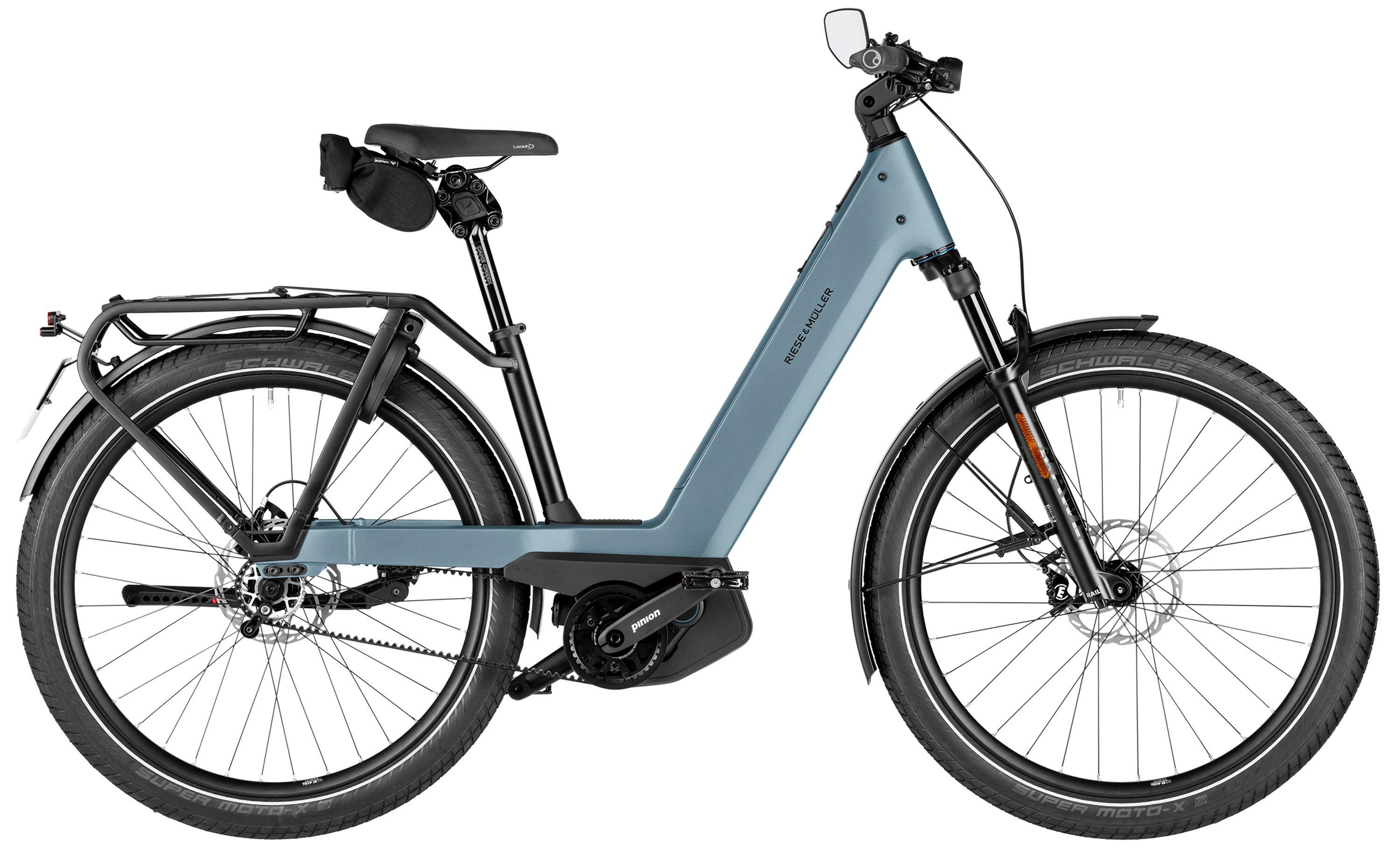 Riese & Müller Nevo5 pinion HS Blau