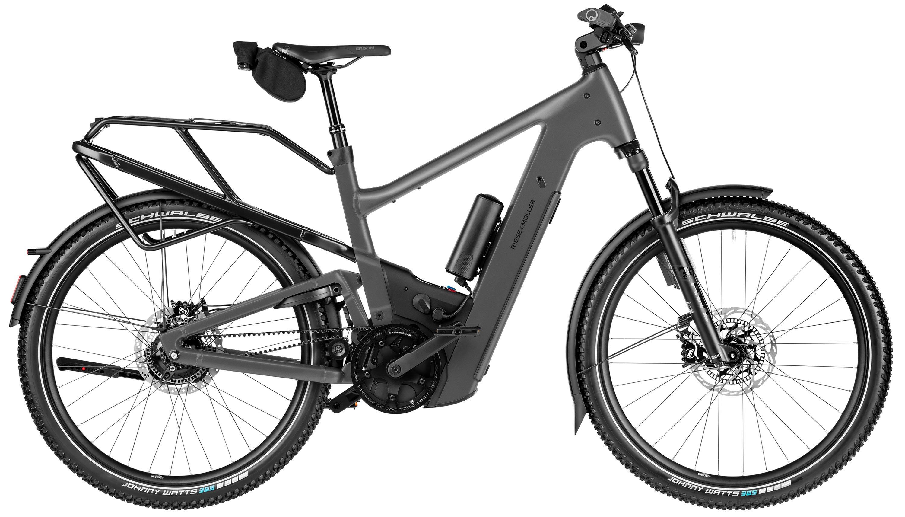 Riese & Müller Delite5 rohloff Testbike Schwarz/Anthrazit/Grau