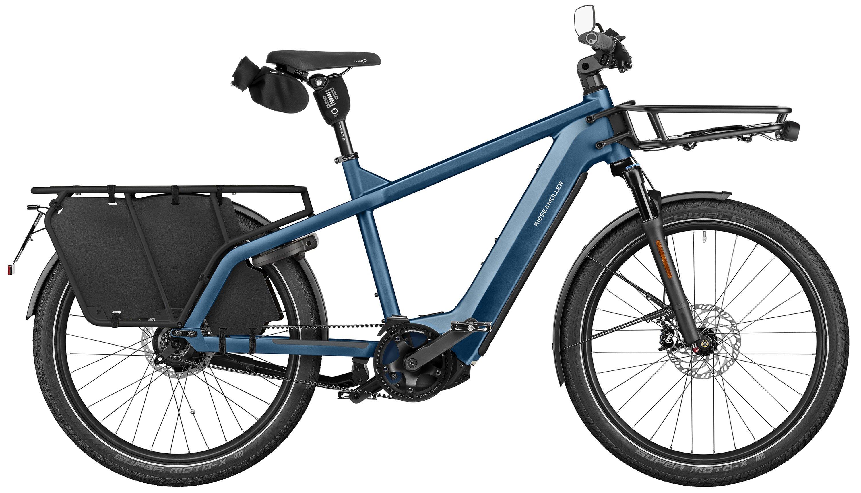 Riese & Müller Multicharger3 rohloff HS Testbike Schwarz/Blau