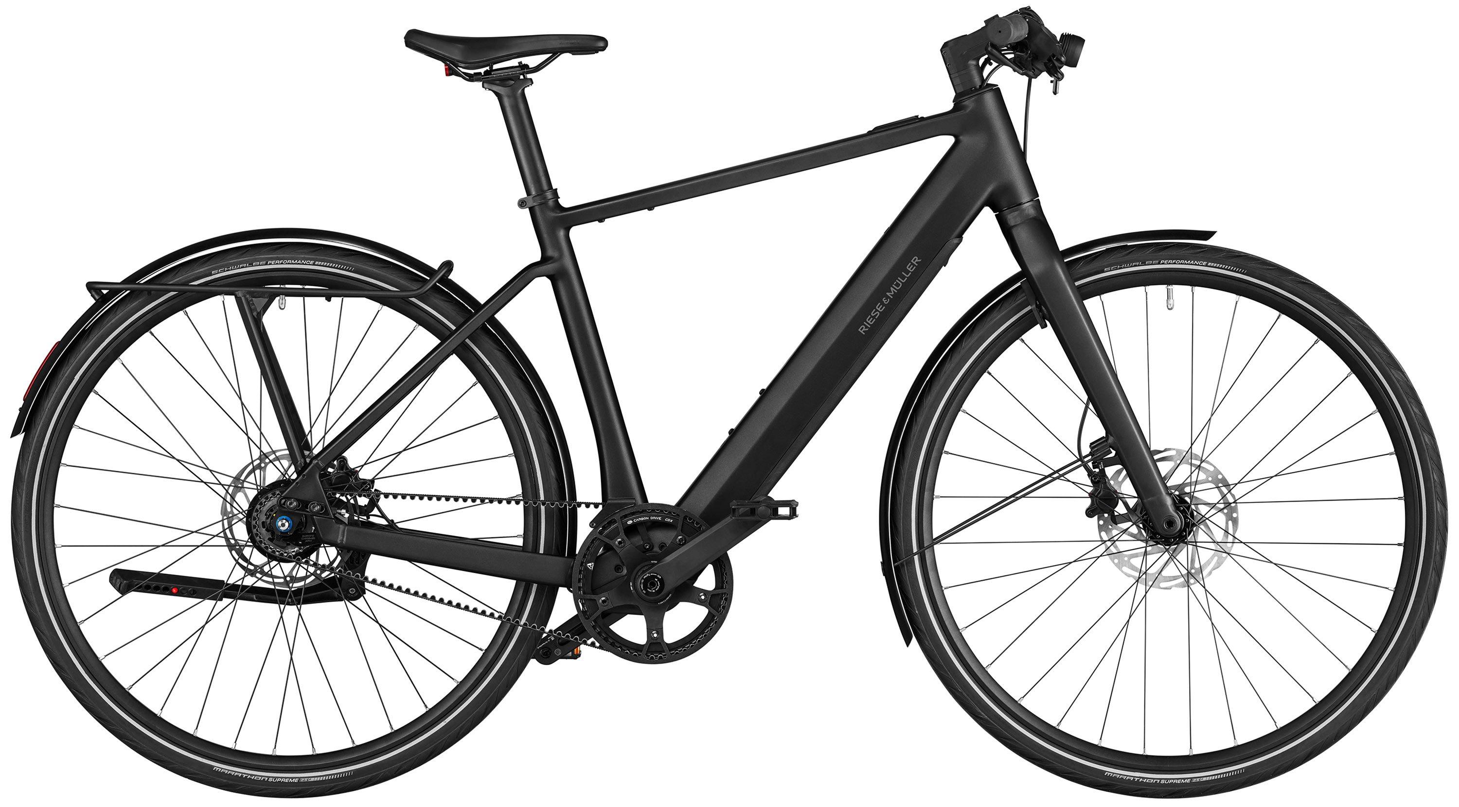 Riese & Müller UBN Five silent Testbike Schwarz/Anthrazit