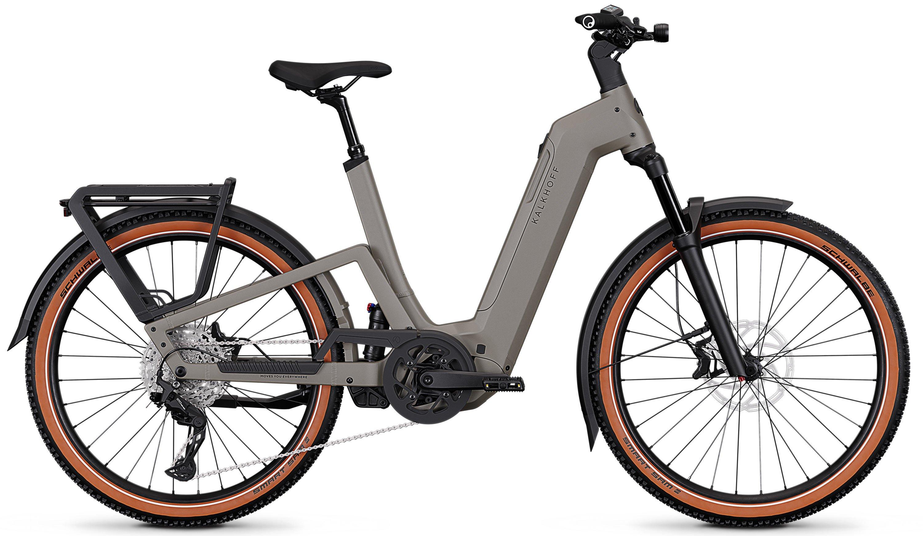 Kalkhoff ENTICE 7+ MOVE Grau/Braun