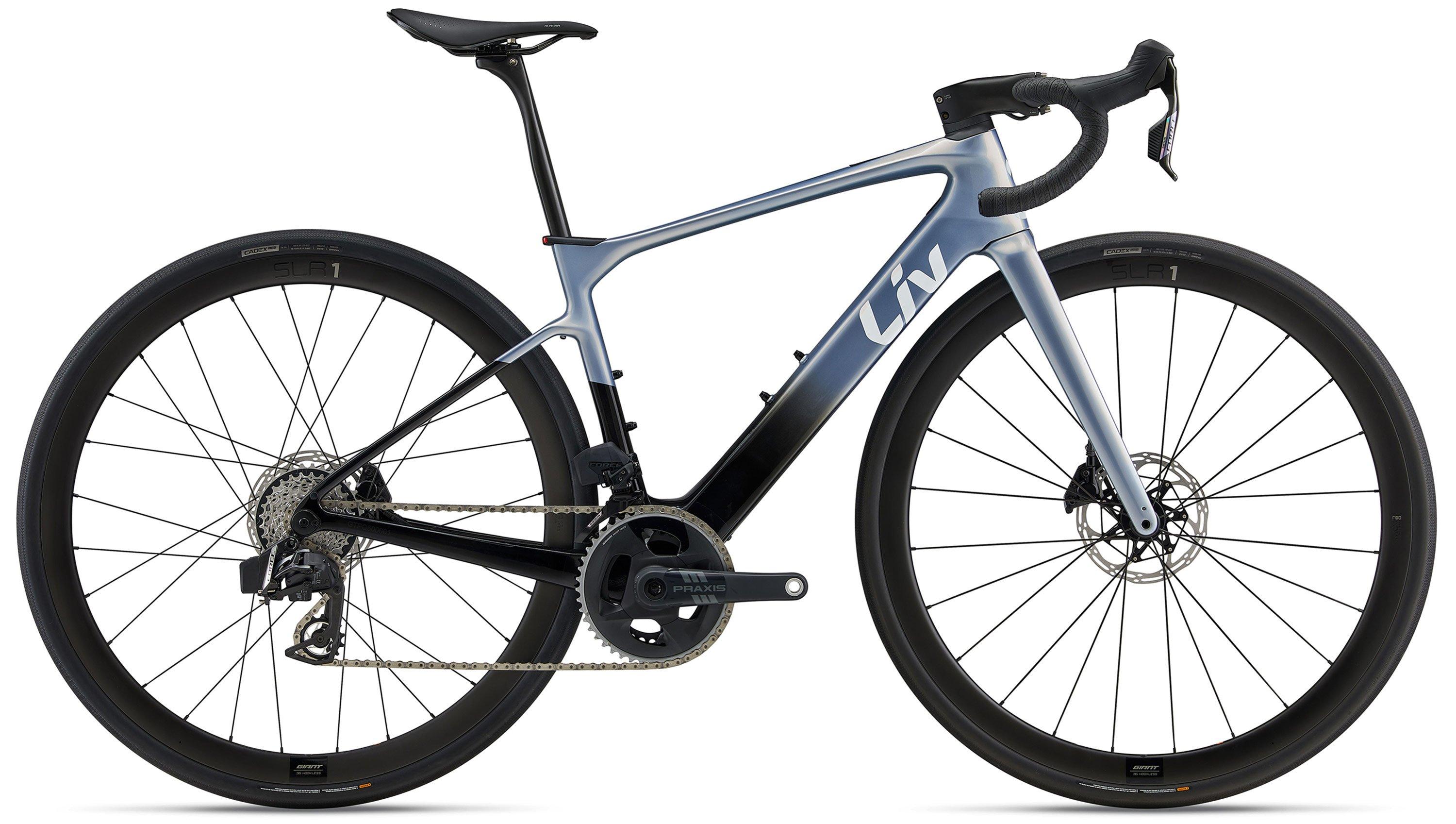 Liv Avail Advanced E+ Elite 1 Schwarz/Blau
