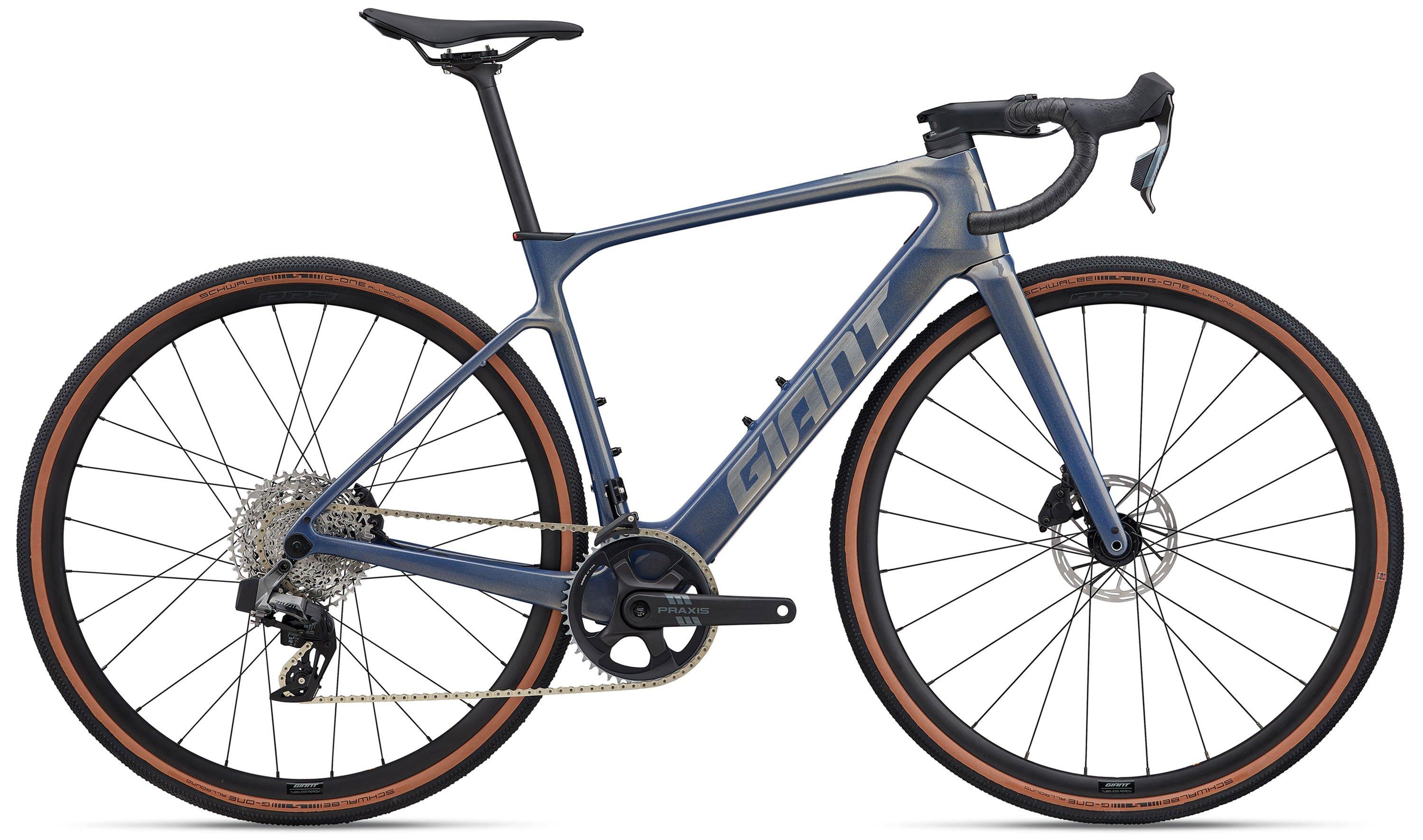 Giant Defy Advanced E+ Elite AR Blau/Silber/Braun/Lila