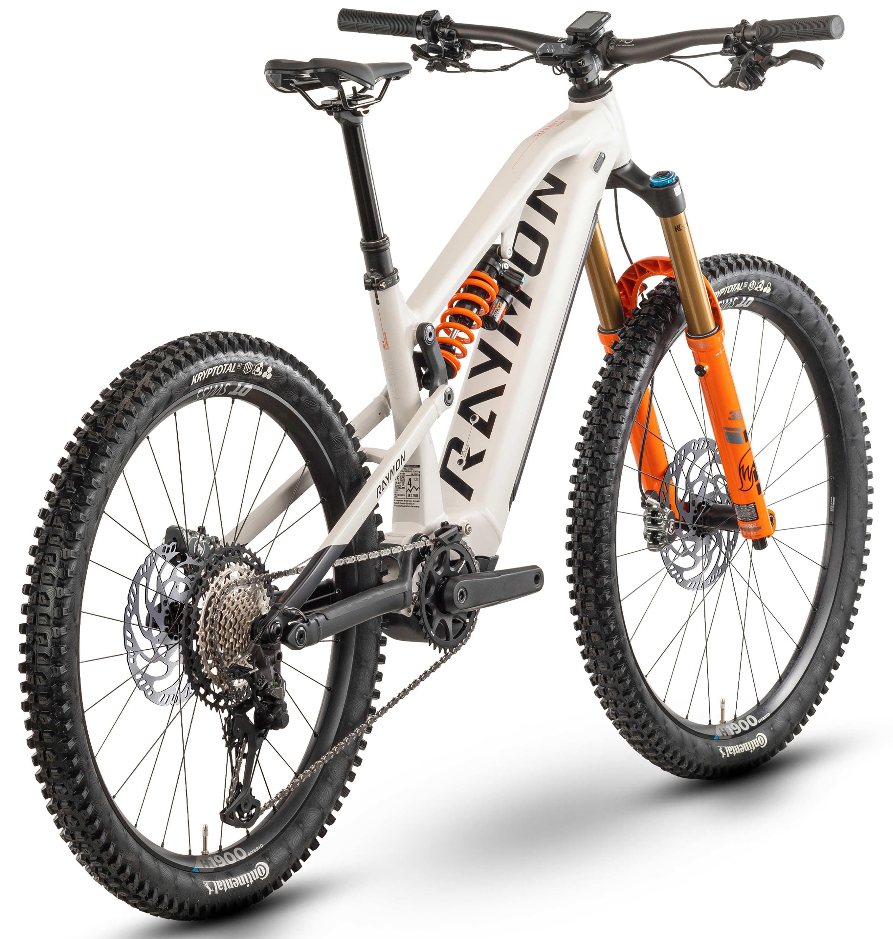 Raymon Trailray 180 Ultra Weiß/Orange/Gold – Image 3
