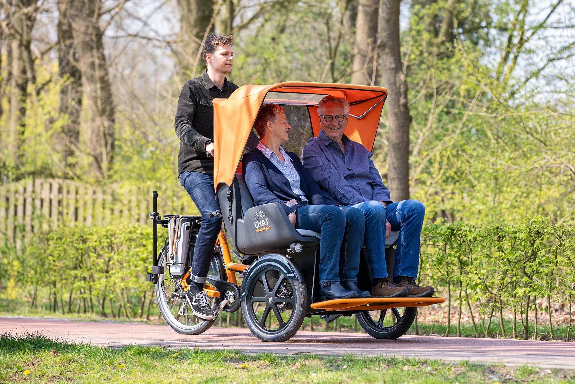vanRaam Chat Schwarz/Orange/Gelb – Image 2
