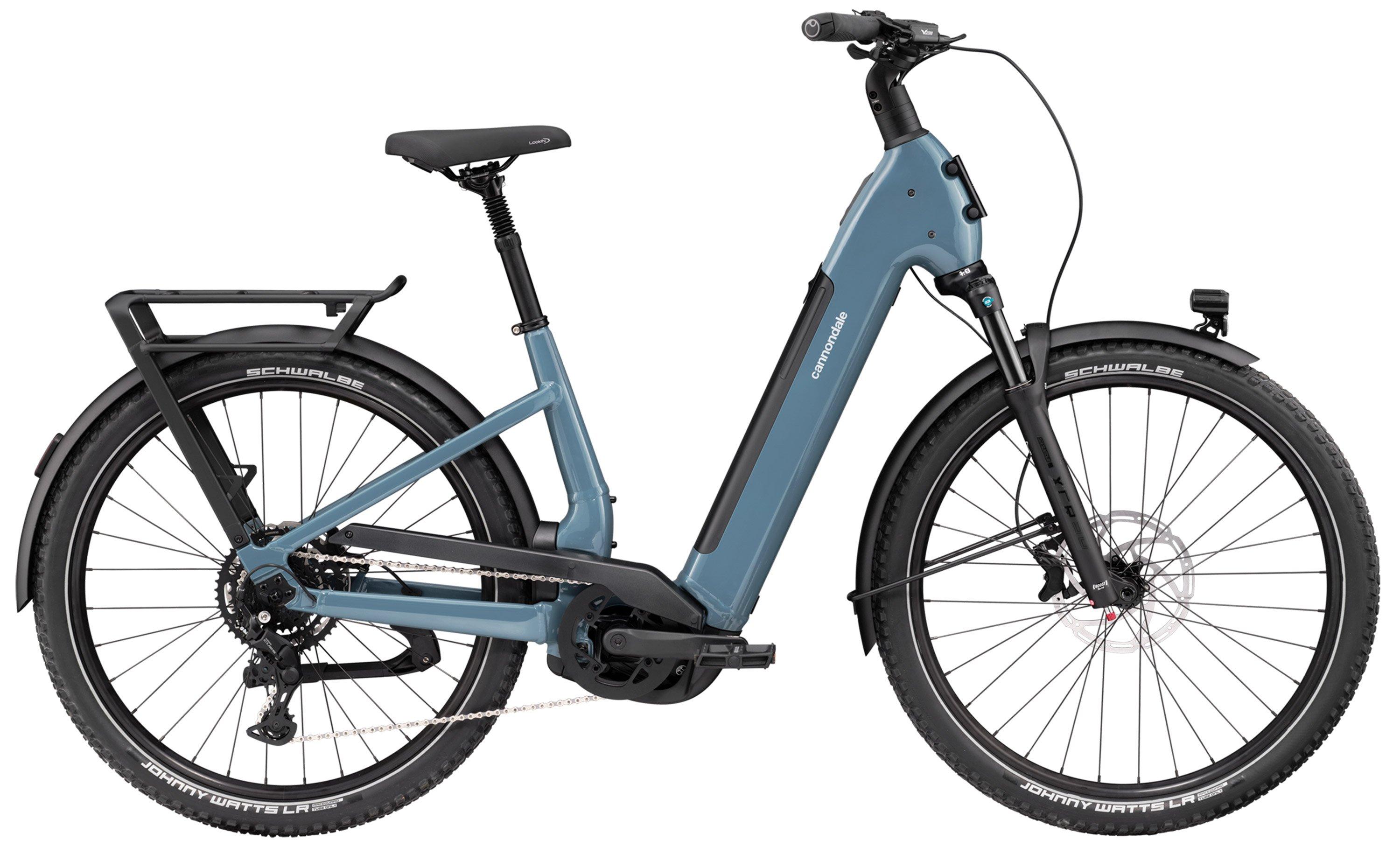 Cannondale Tesoro 2 Low StepThru Schwarz/Blau – Image 1